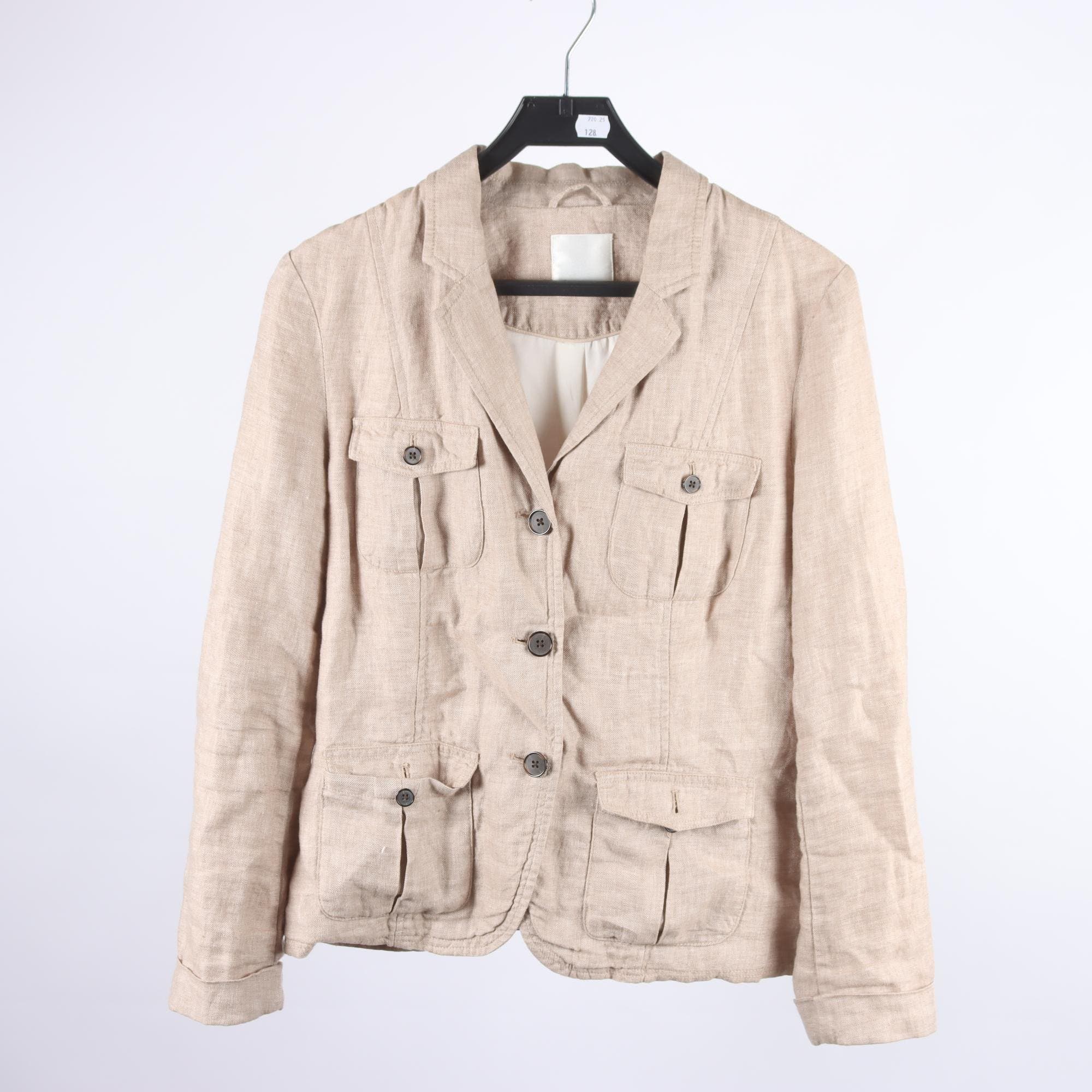 Jacka, InWear, beige, 100% linne, stl. 42