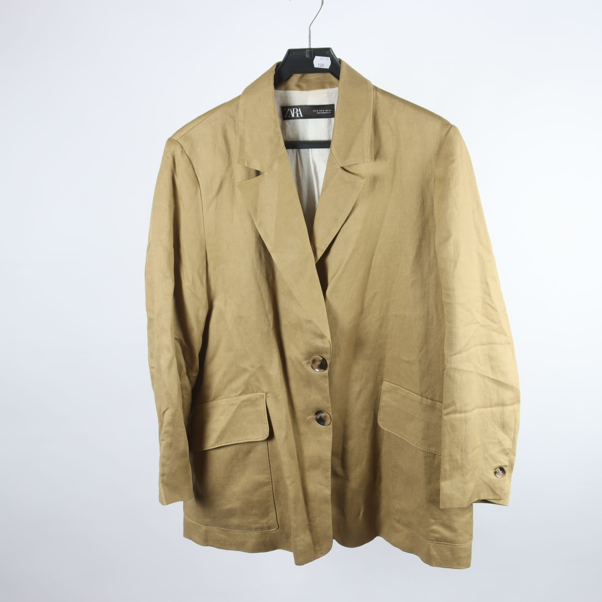 Kavaj, Zara, grönbeige, stl. M