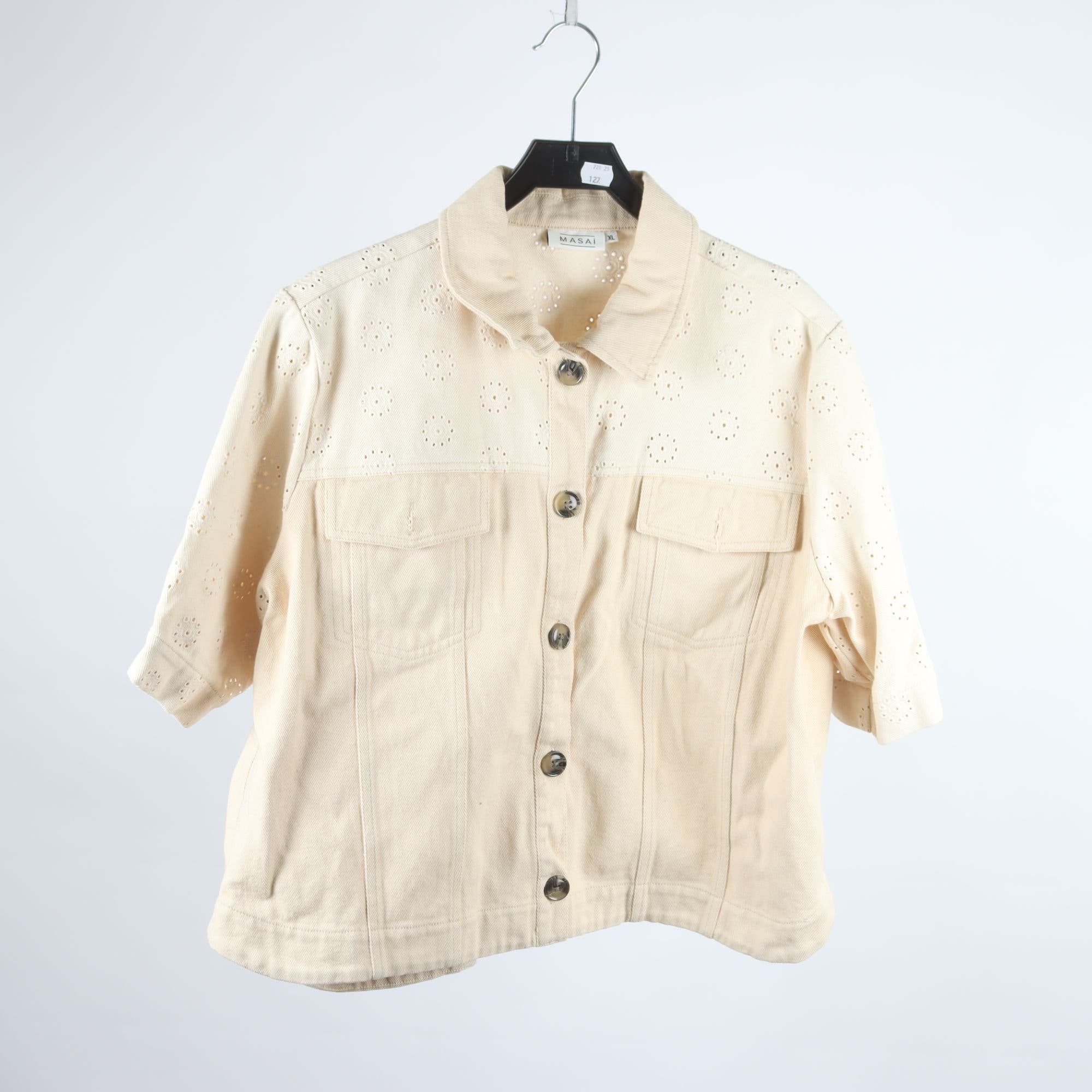 Overshirt/jacka, Masai, beige, denim, stl. XL