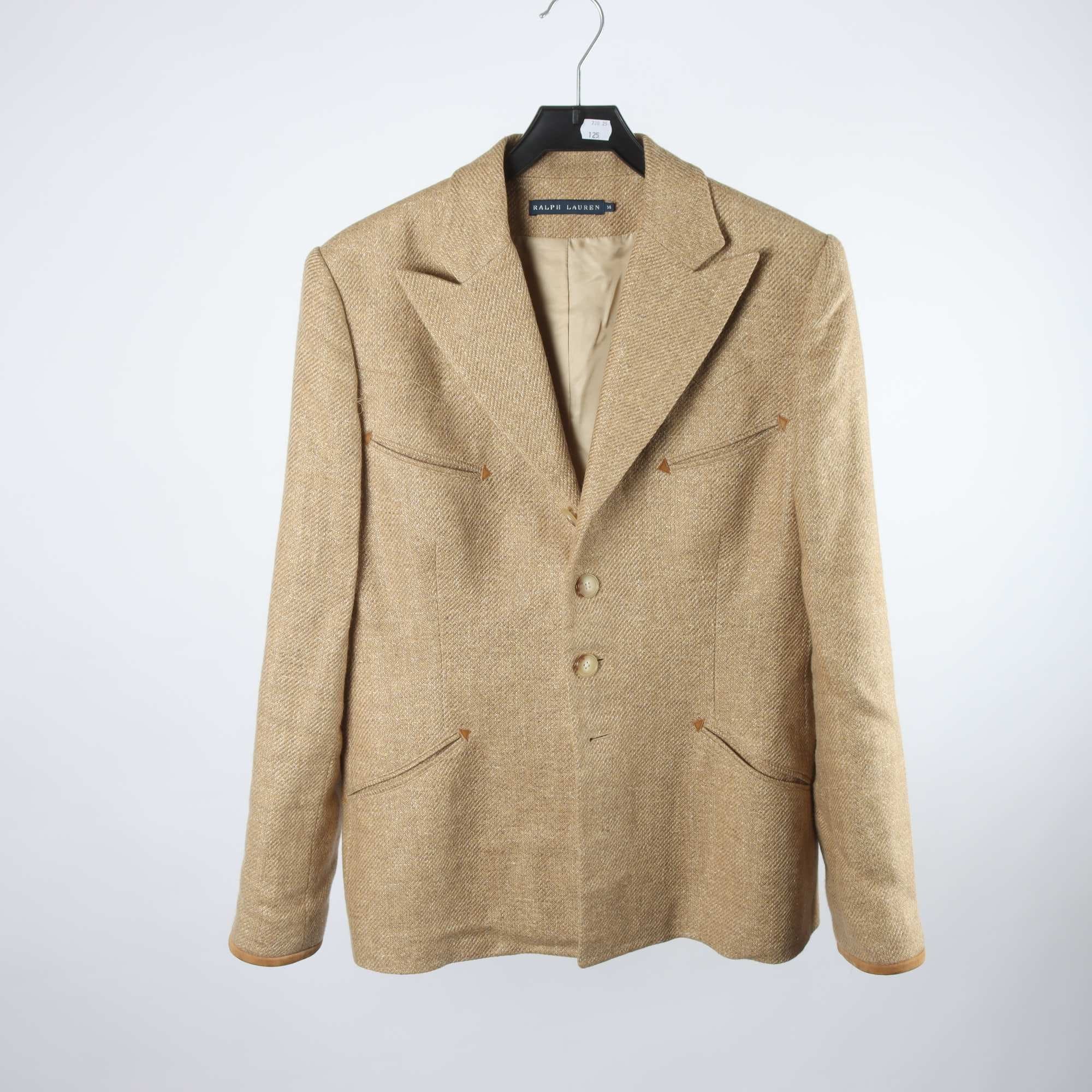 Kavaj, Ralph Lauren, beige, stl. 14 (L)