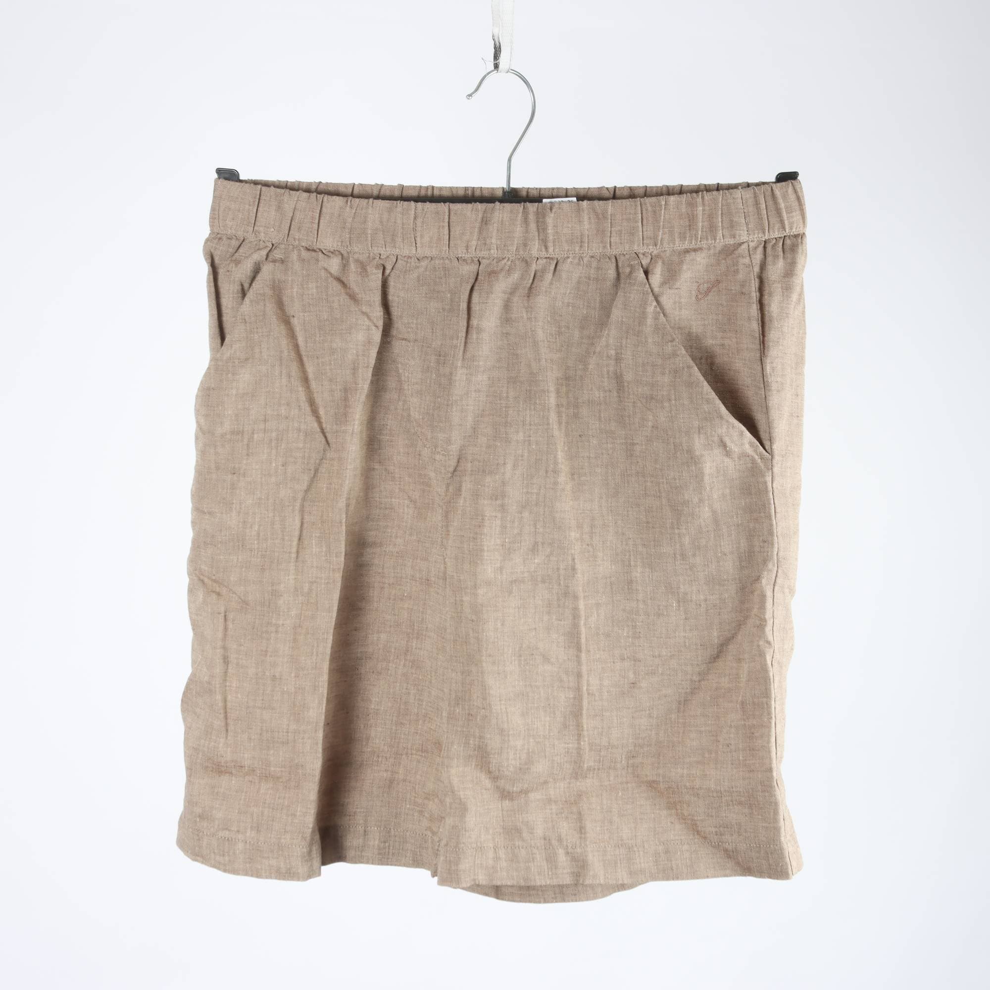 Shorts, Stenströms, brun, 100% linne, stl. S