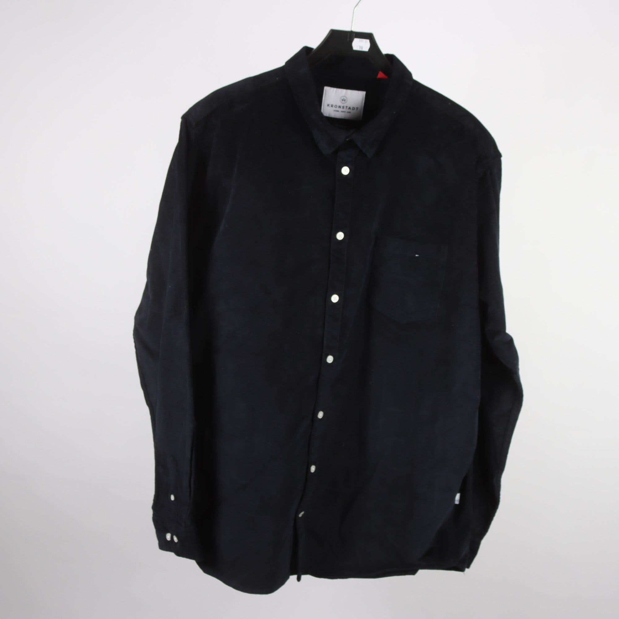 Manchesterskjorta, Kronstadt, blå, stl. 3XL