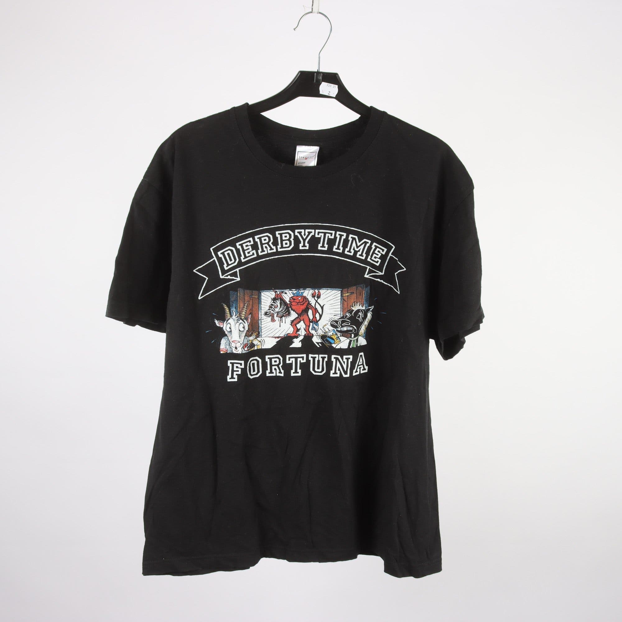 T-shirt, Derbytime, svart, stl. XL