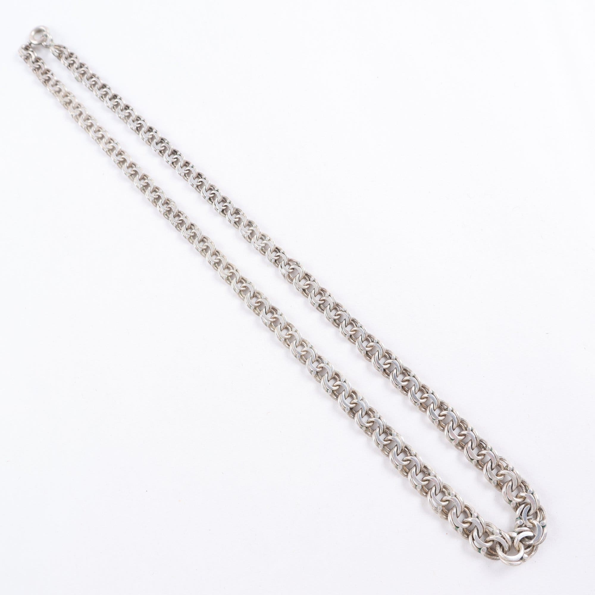 Halsband, Länkkedja, silver