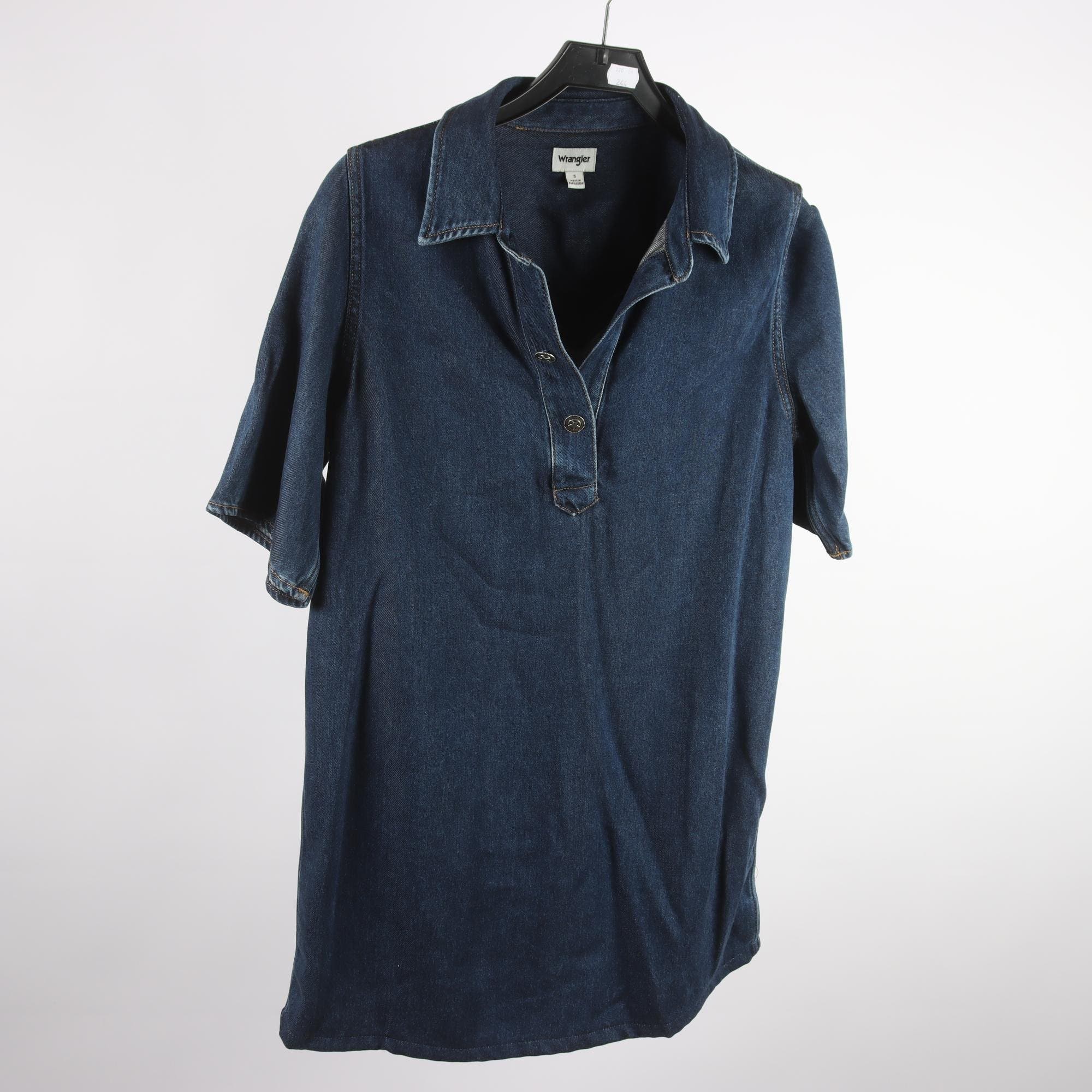 Klänning, Wrangler, blå, stl. S.