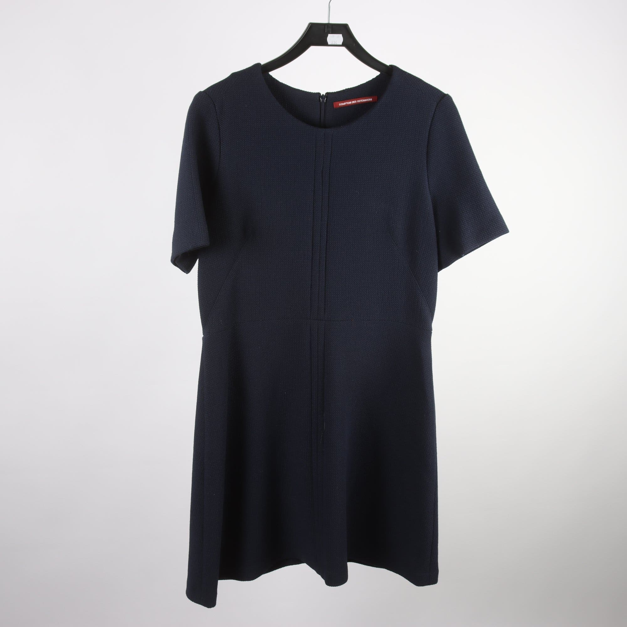 Klänning, Comptoir des Cotonniers, blå, stl. XL.
