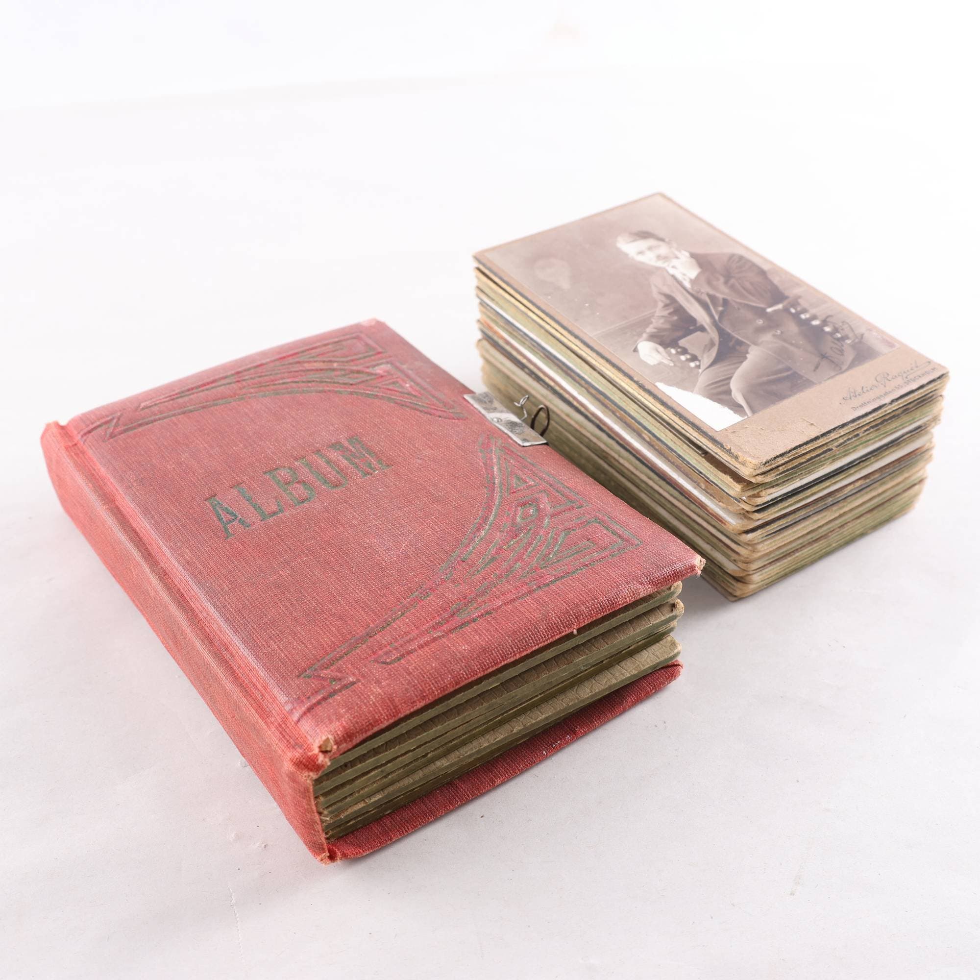 Samling fotografier, porträtt, sent 1800-tal/ 1900-talets början