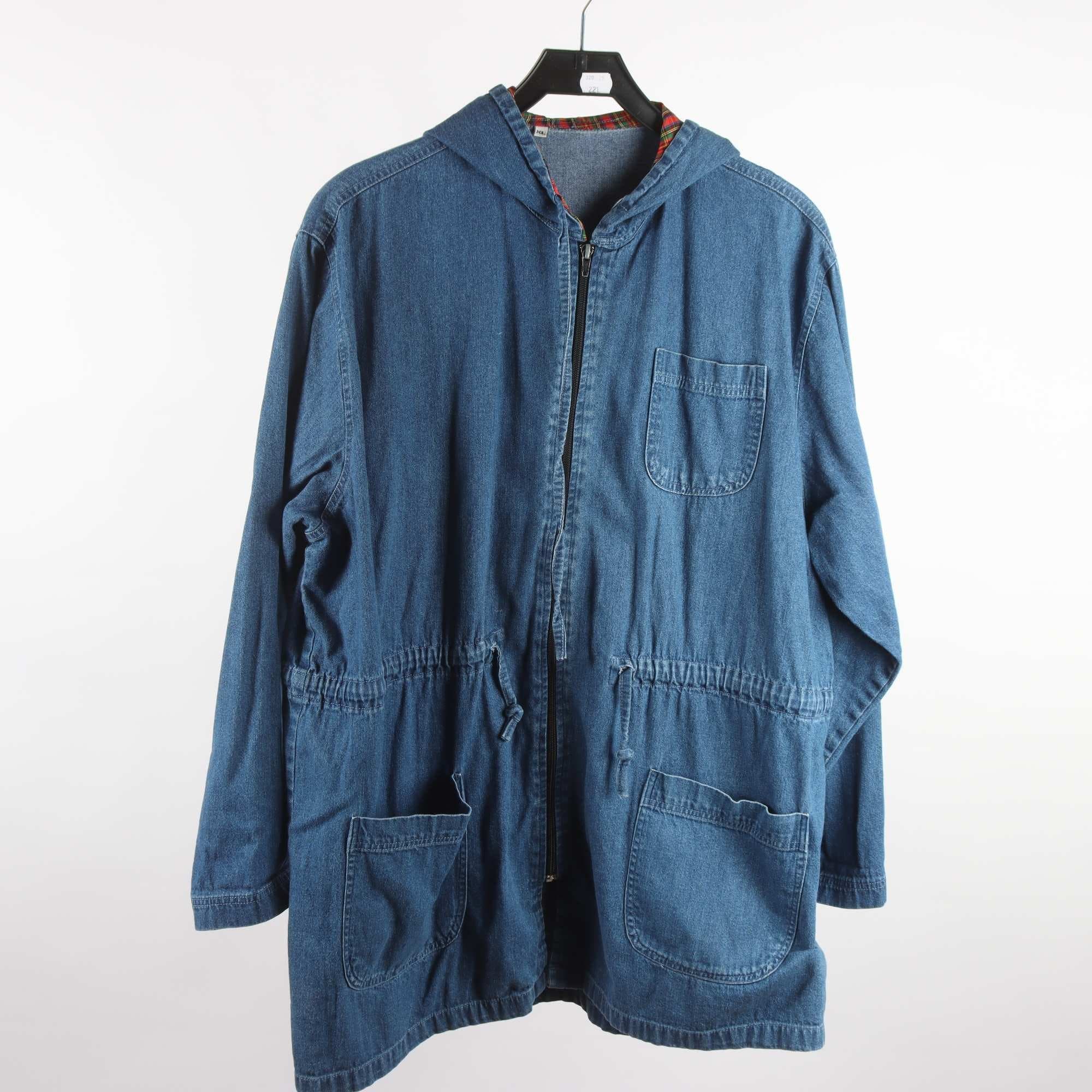 Jeansjacka, Okänd, blå, stl. XL.