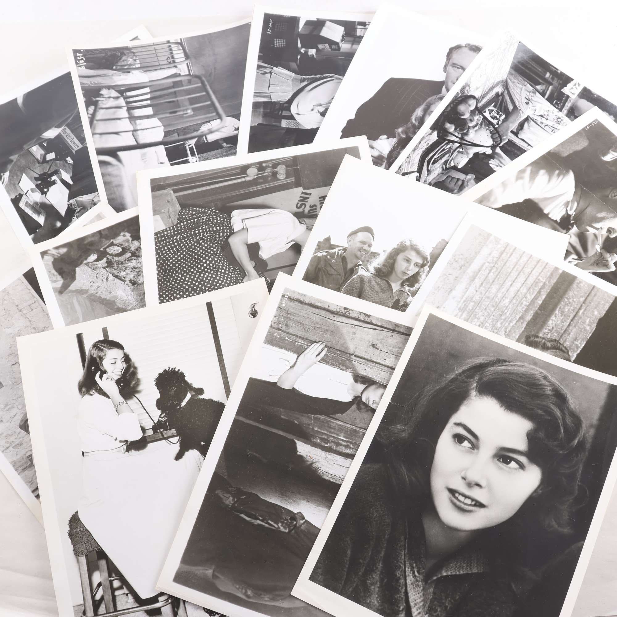 Fotografier av skådespelerskan Pier Angeli, 1900-talets mitt
