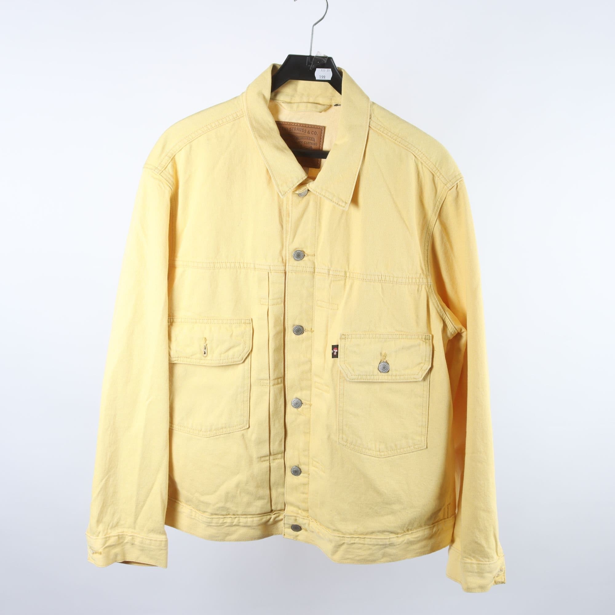 Jeansjacka, Levi Strauss & Co, gul, stl. XL