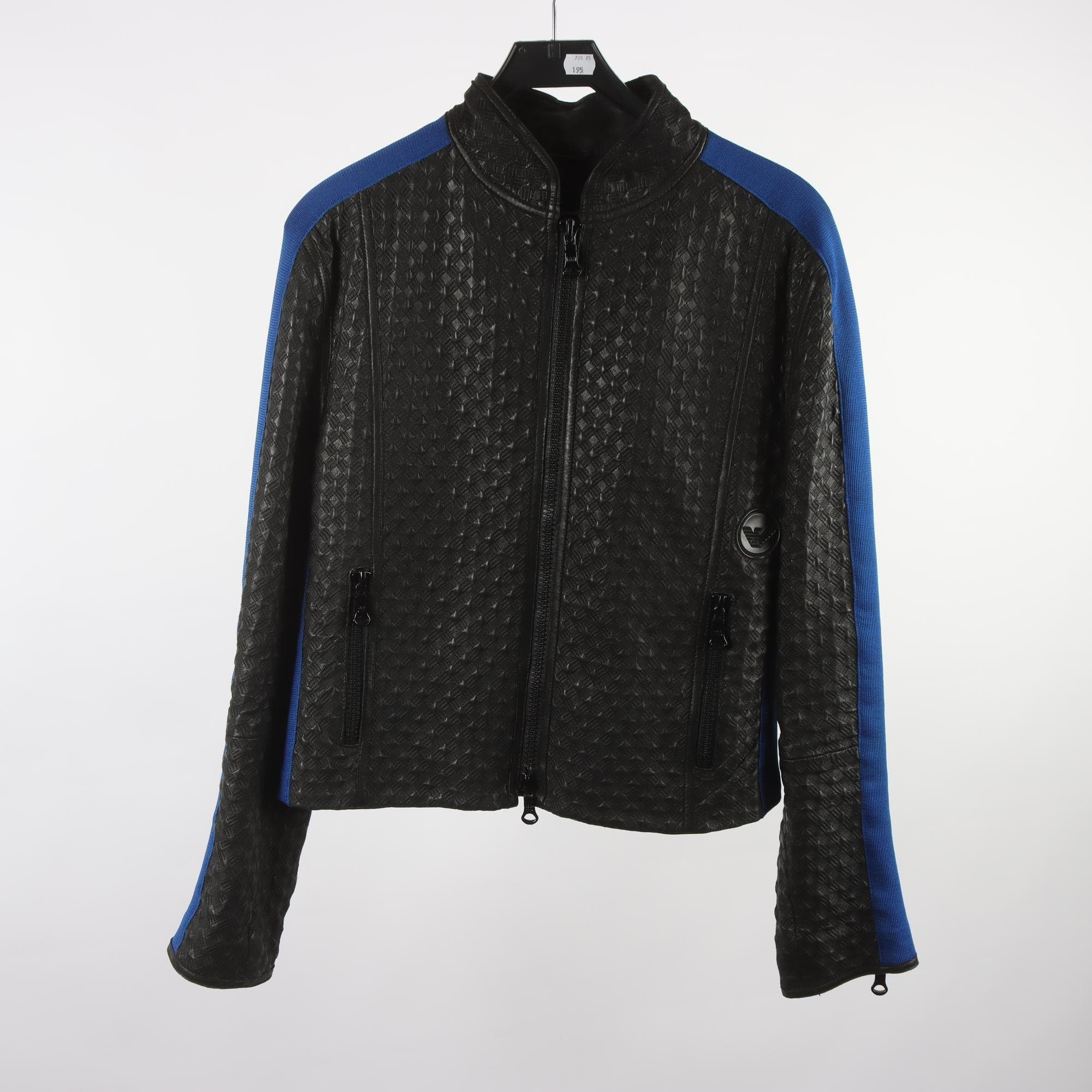 Jacka, Emporio Armani, svart, blå, stl. 52