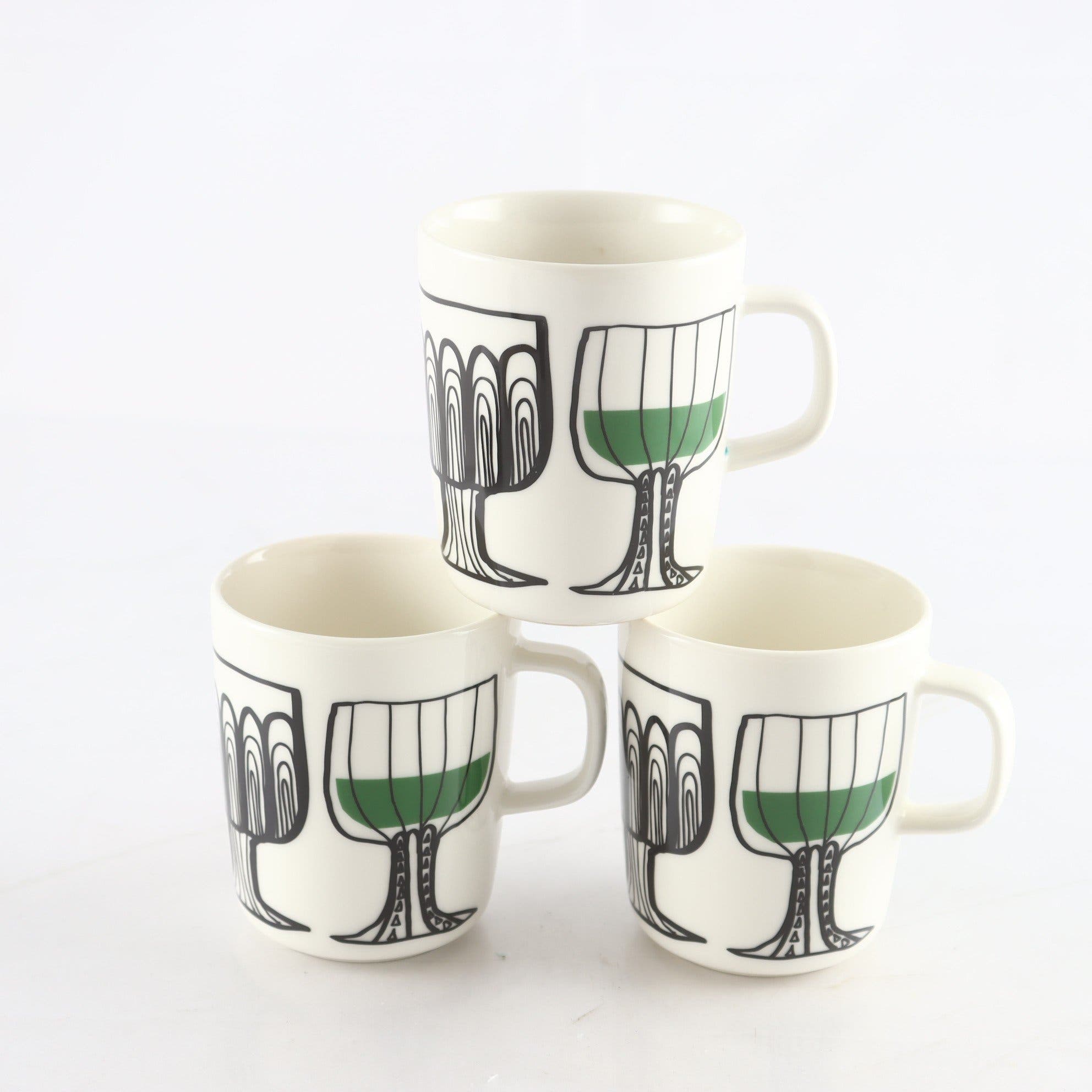 Kaffekoppar, porslin, Marimekko, 3 st