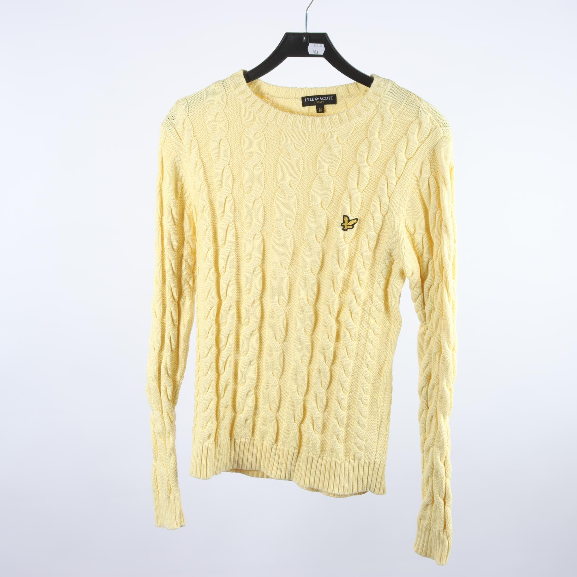 Tröja, Lyle & Scott, gul, stl. M