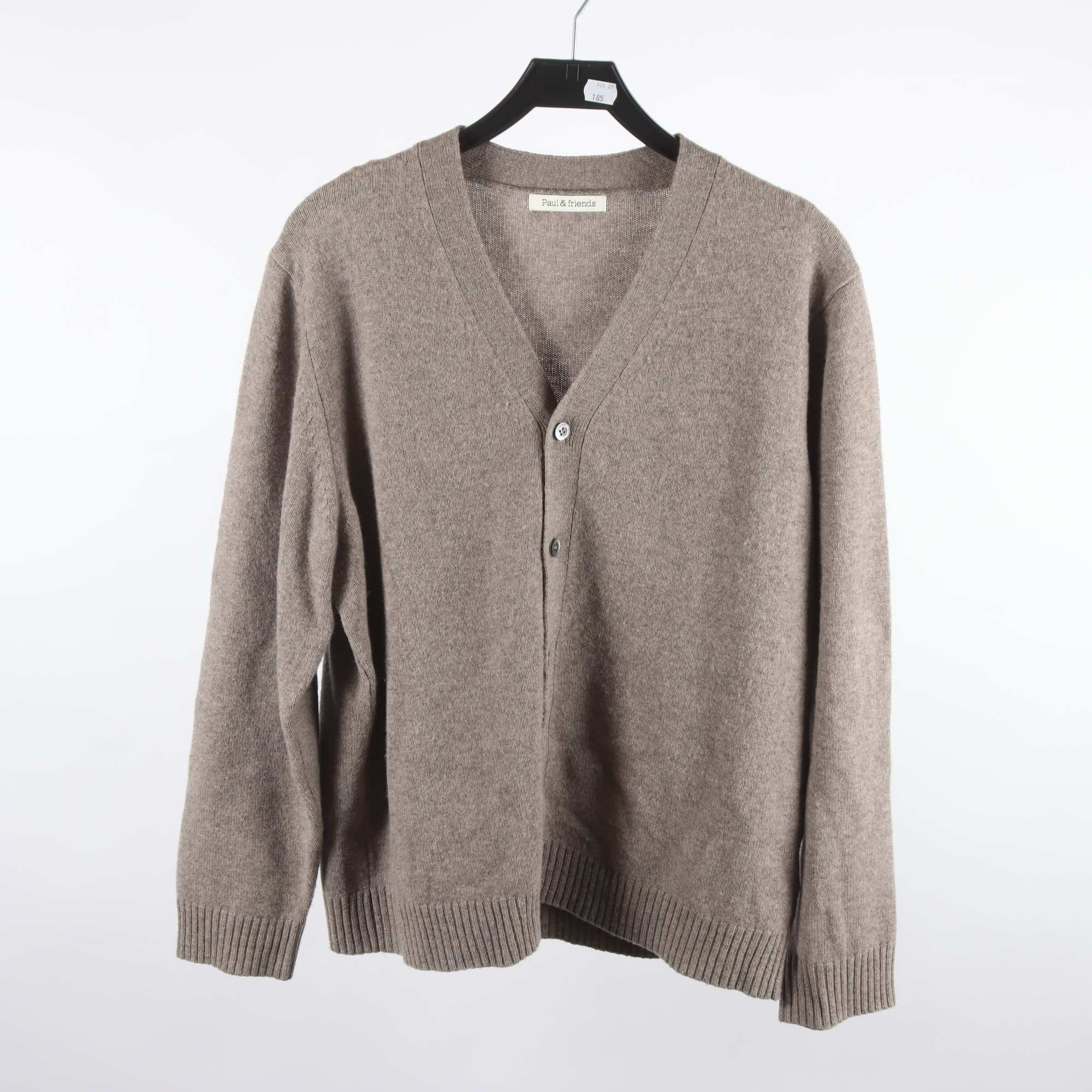 Kofta, Paul & Friends, beige, 100% merino ull, stl. L