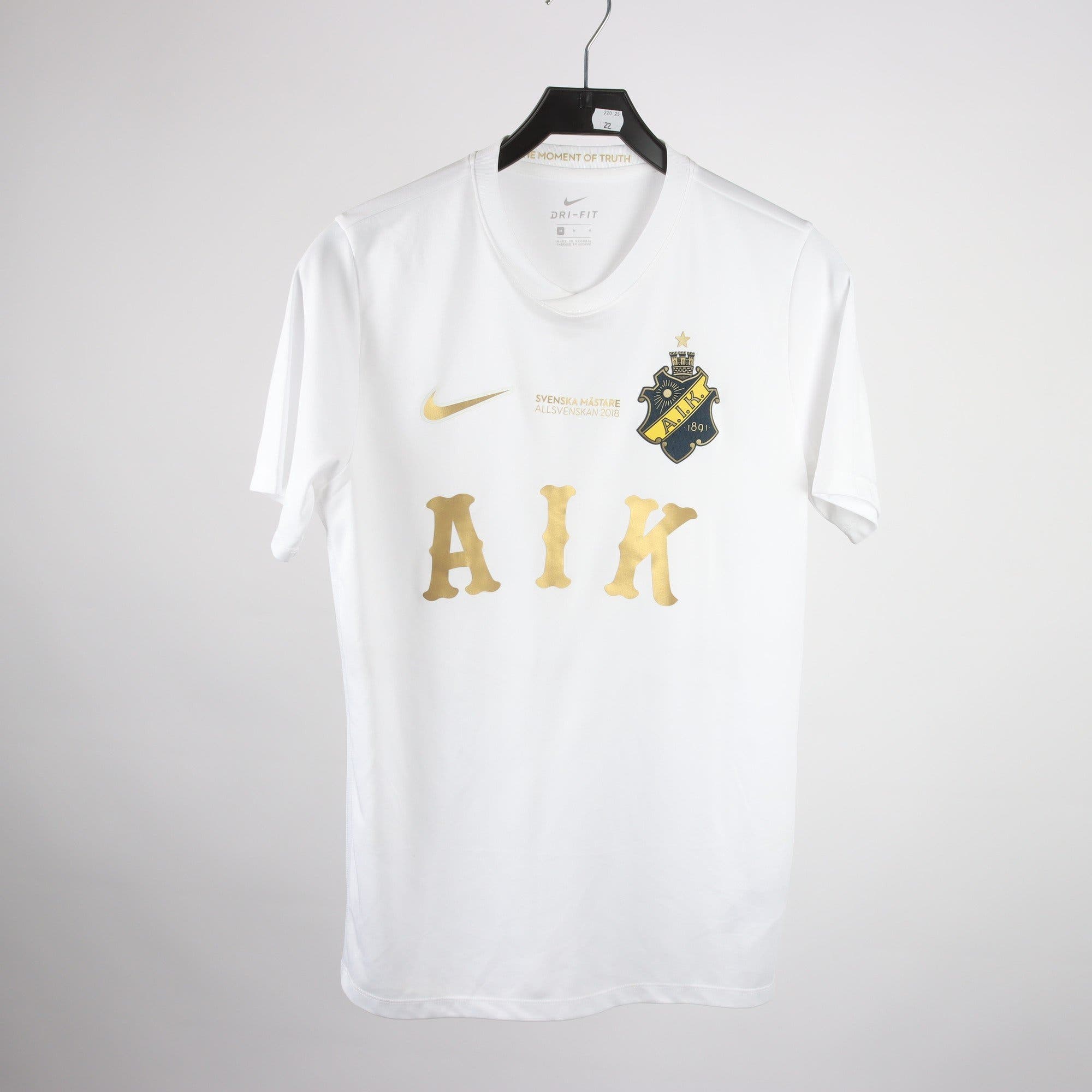 T-shirt, Nike, AIK, vit, stl. M