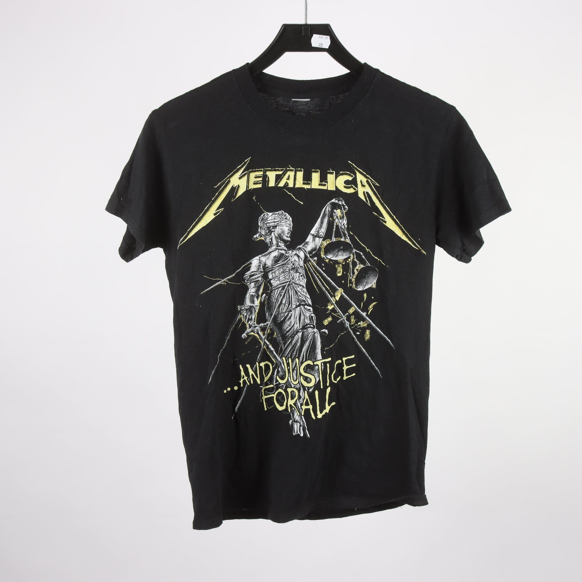 T-shirt, Metallica. svart, stl. ca. S/M