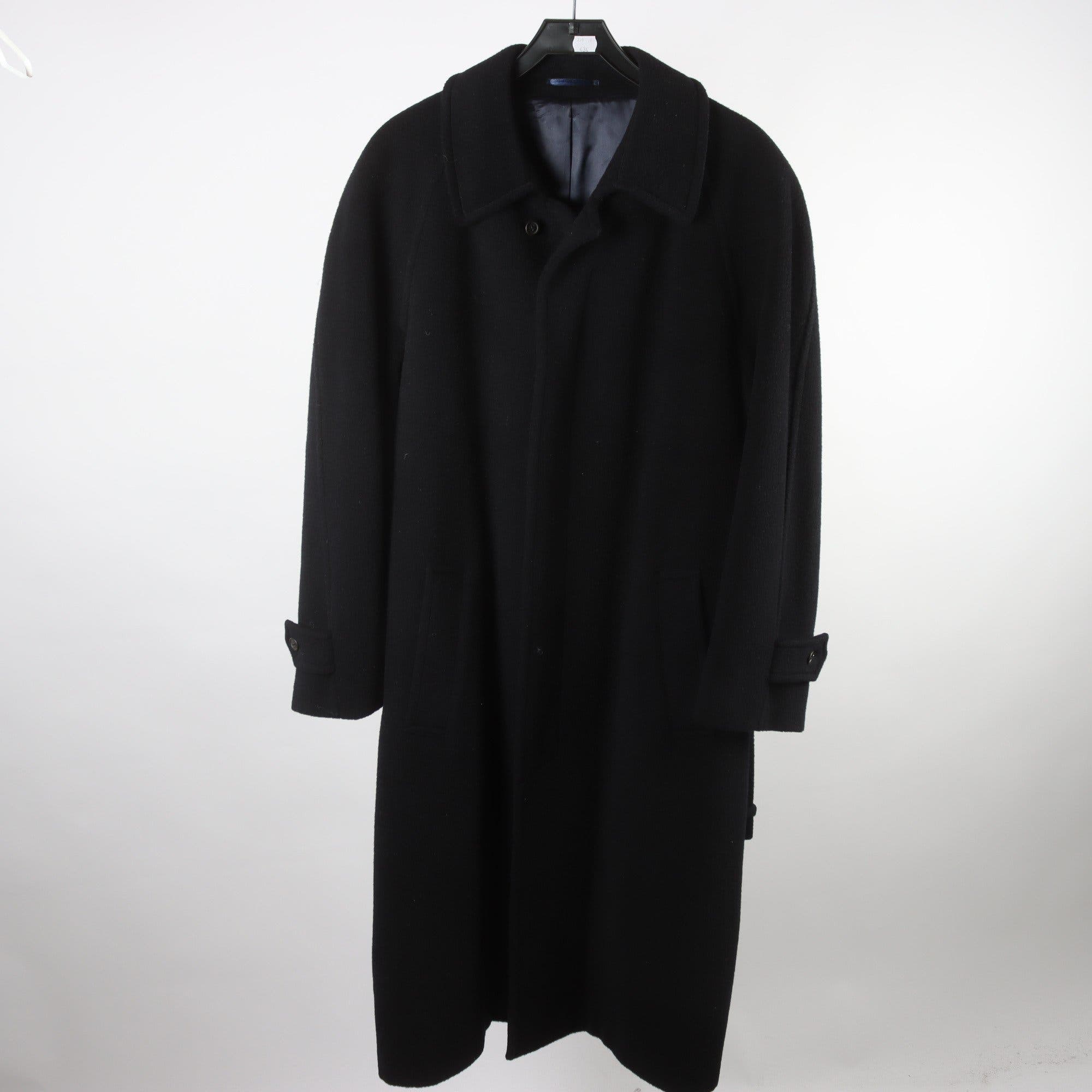 Rock, Oscar Jacobson, svart, ull, mohair, stl. 48.