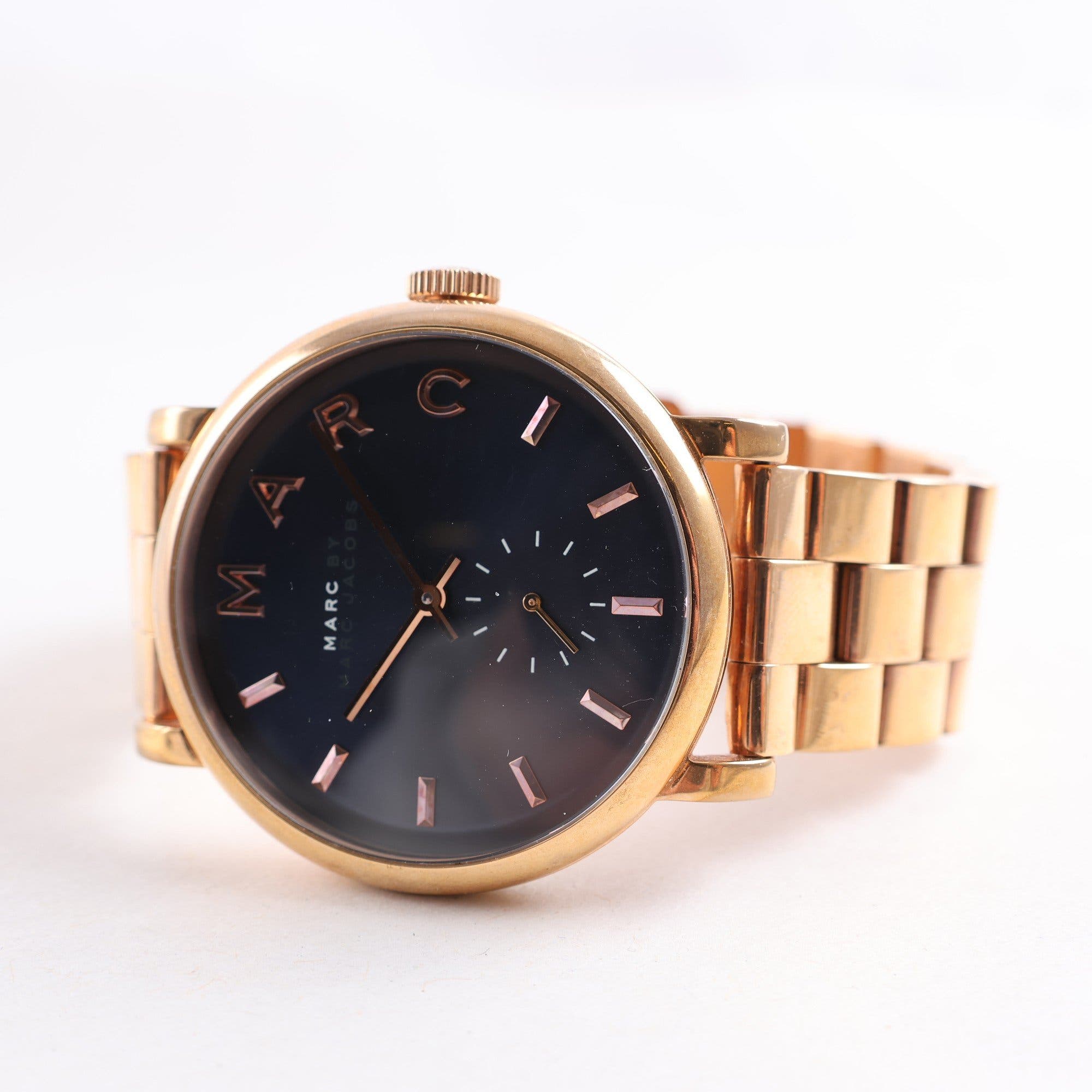 Armbandsur, guldfärgat stål, Marc by Marc Jacobs, quartz