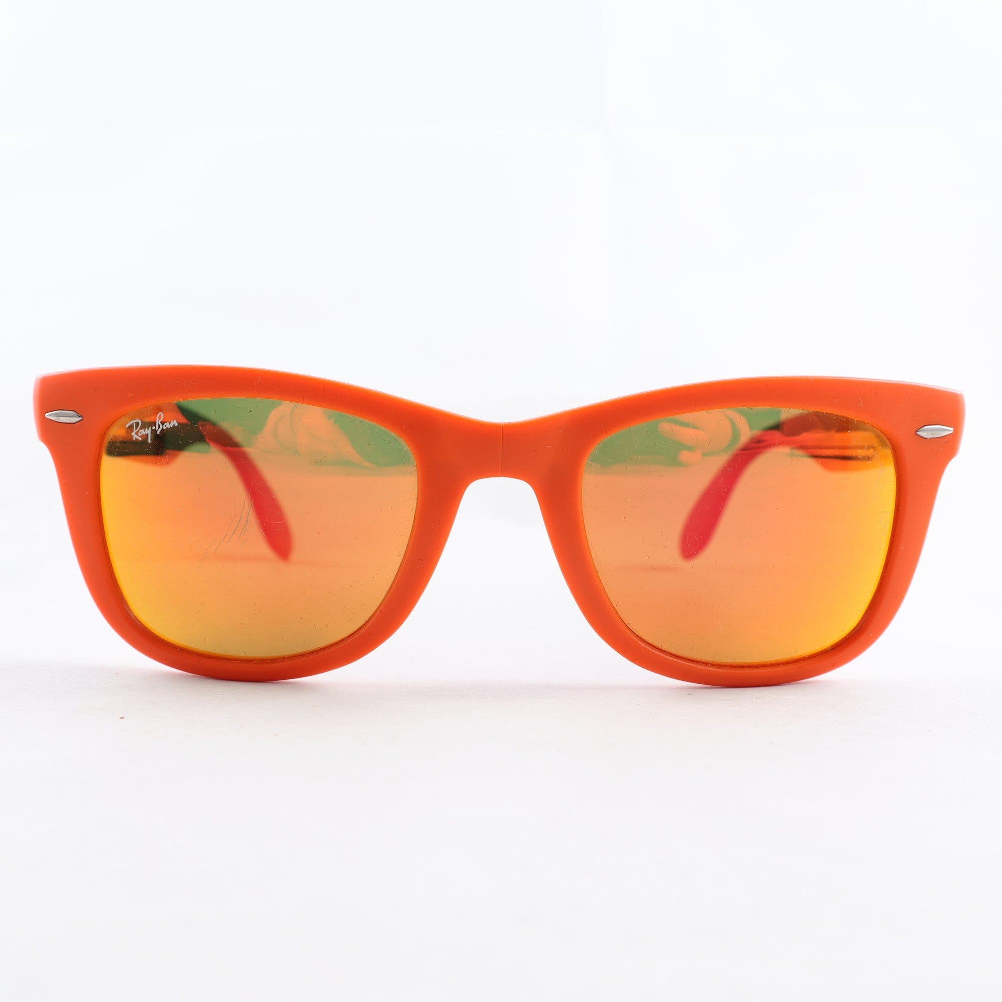 Solglasögon, plast, Ray Ban Folding Wayfarer, vintage