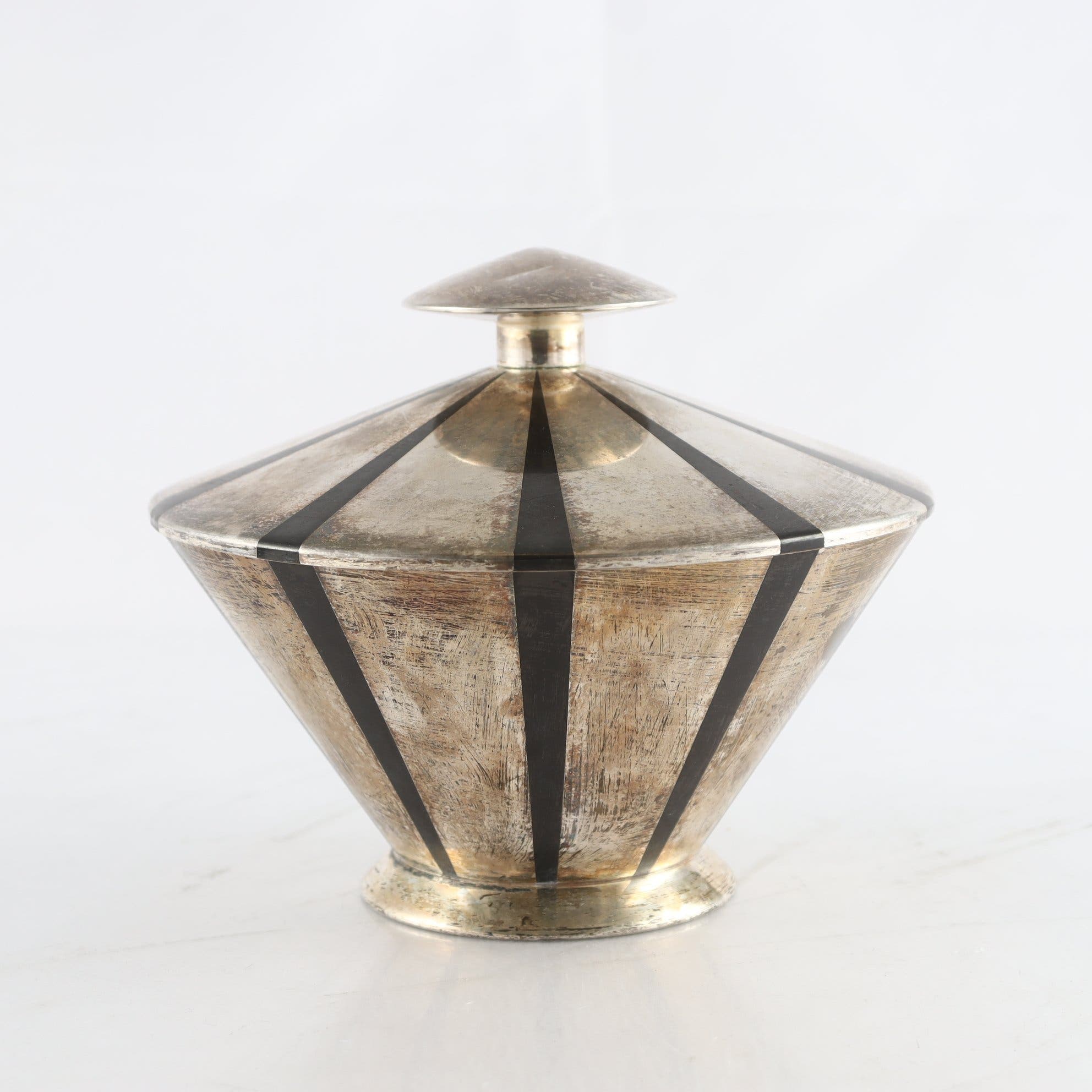 Bonbonniere, silverpläterad, Ikora, WMF