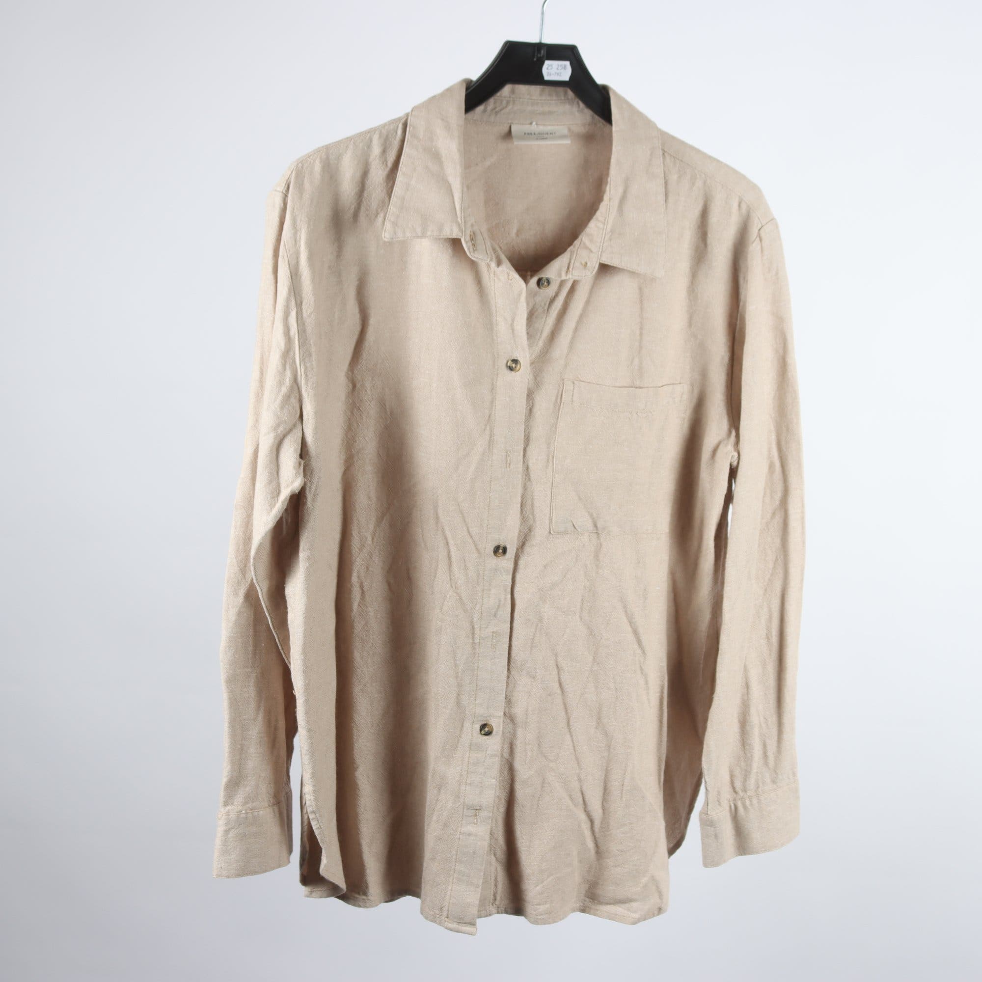 Skjorta, Free/Quent, linblandning, stl. XL