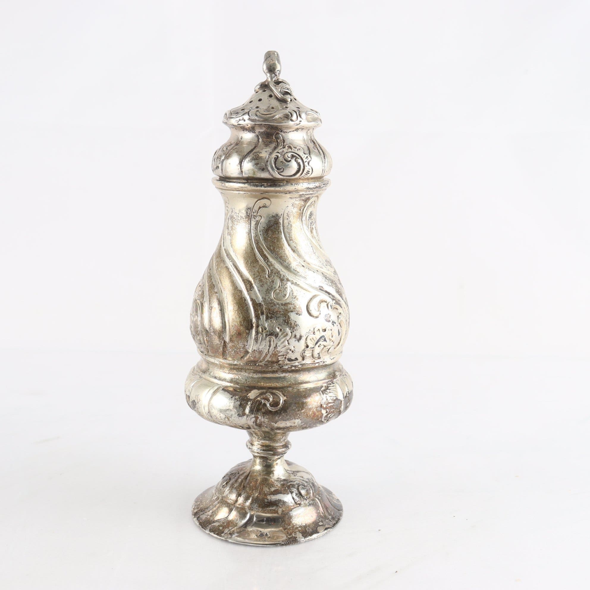 Sockerruska, silver, 830, Stockholm, kontrollstämplad