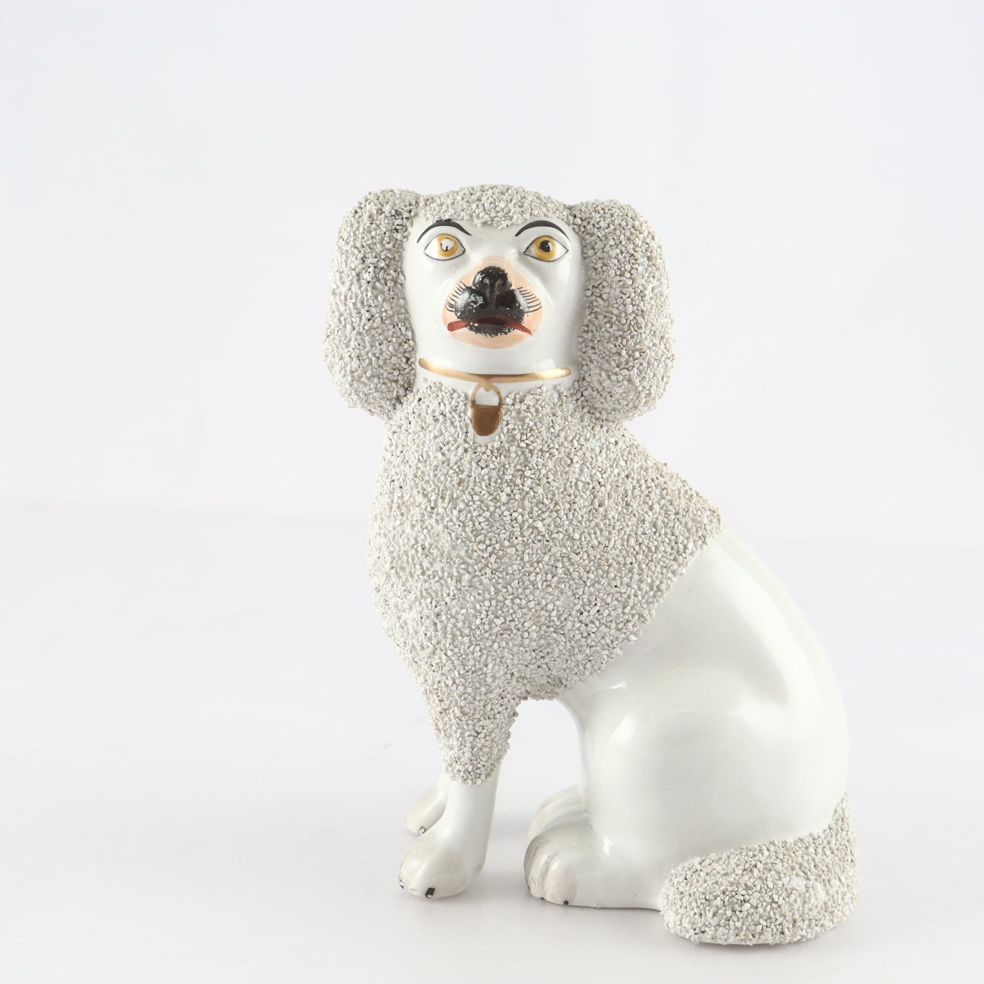 Fönster/spiselhund, Staffordshire, England, 1900-talets första hälft