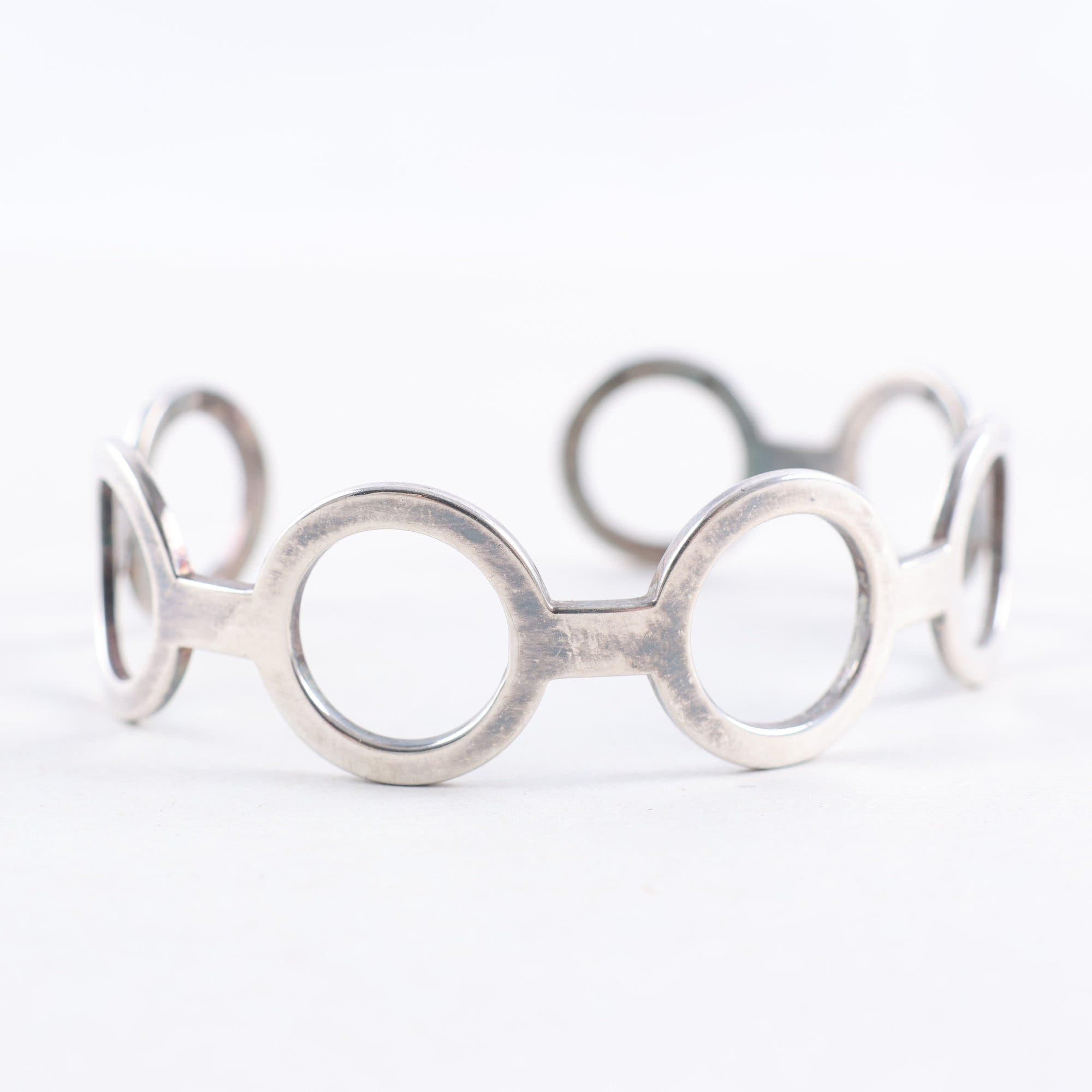 Armring, öppen, silver, vikt: 14.4g