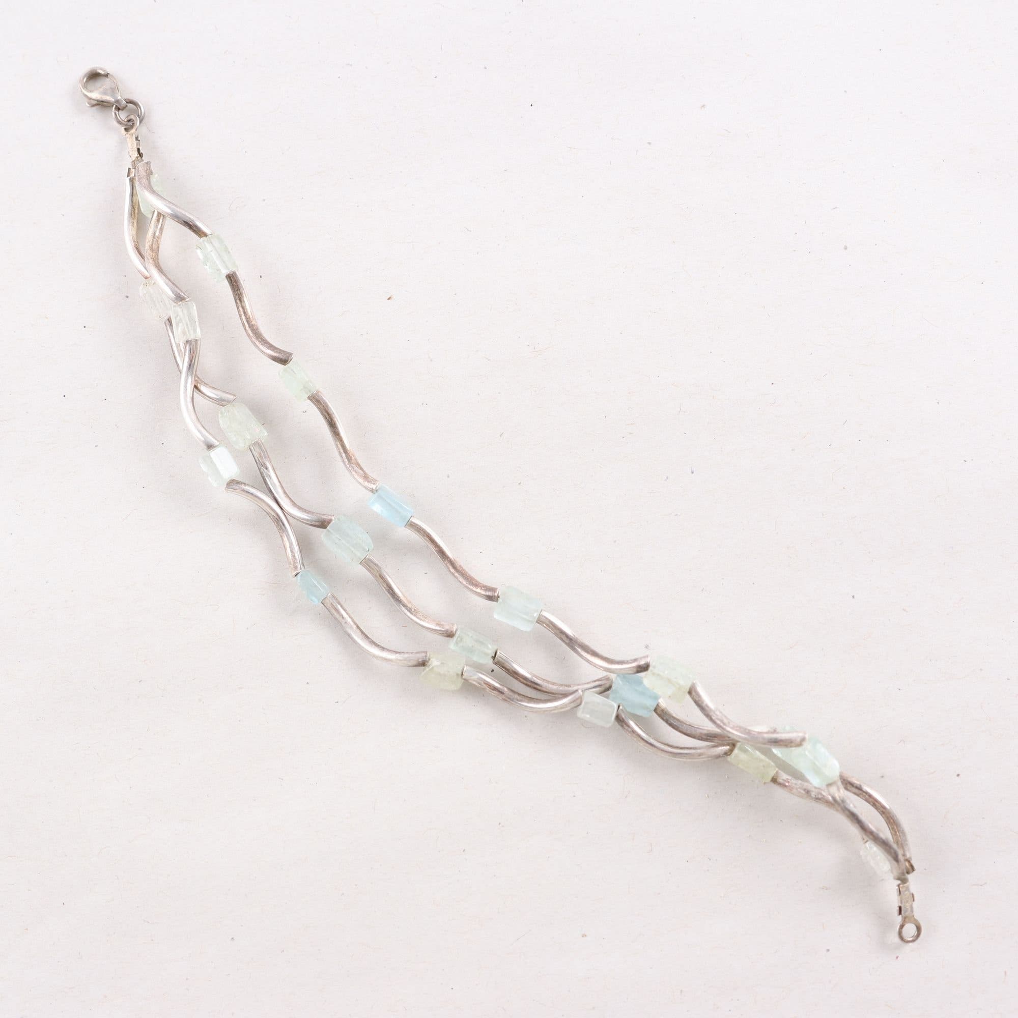 Armband, silver, plast, brv: 10.5g