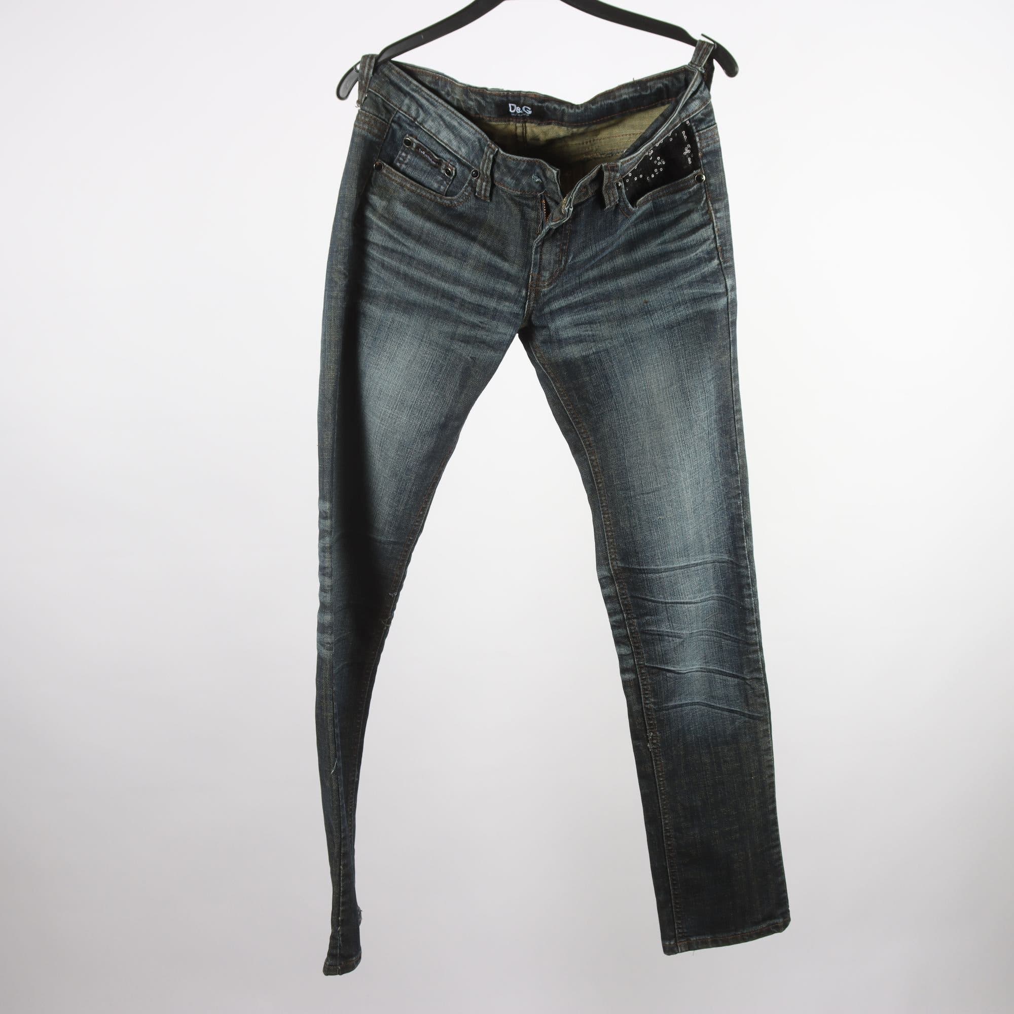 Jeans, Dolce & Cabbana, blå, strechiga, stl. 29″