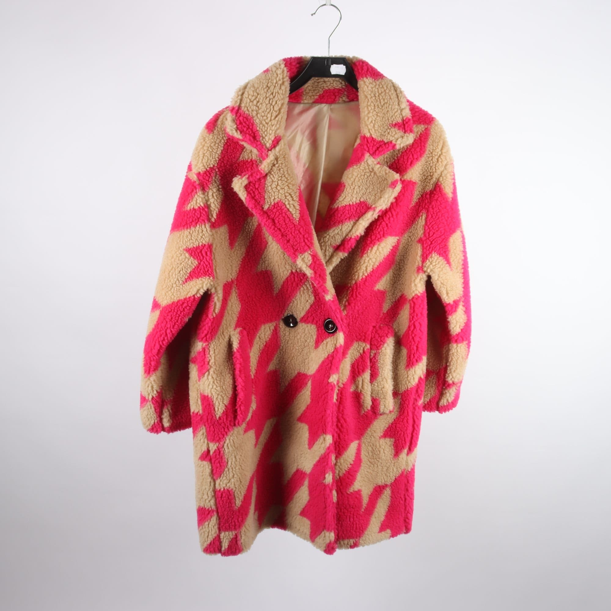 Pilekappa, Made in Italy, beige, rosa, stl. ca. M.