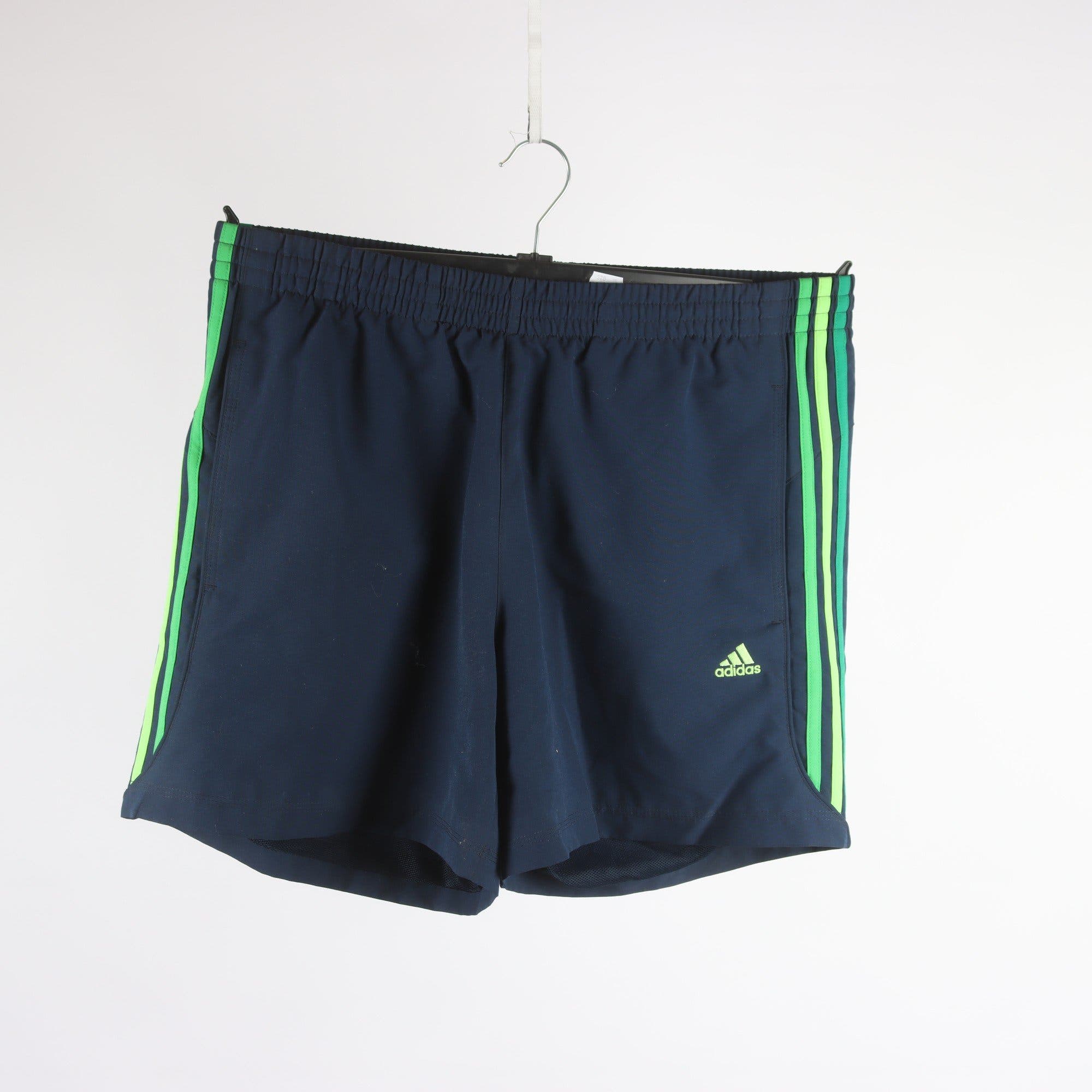 Träningsshorts, Adidas, blå, stl. L.