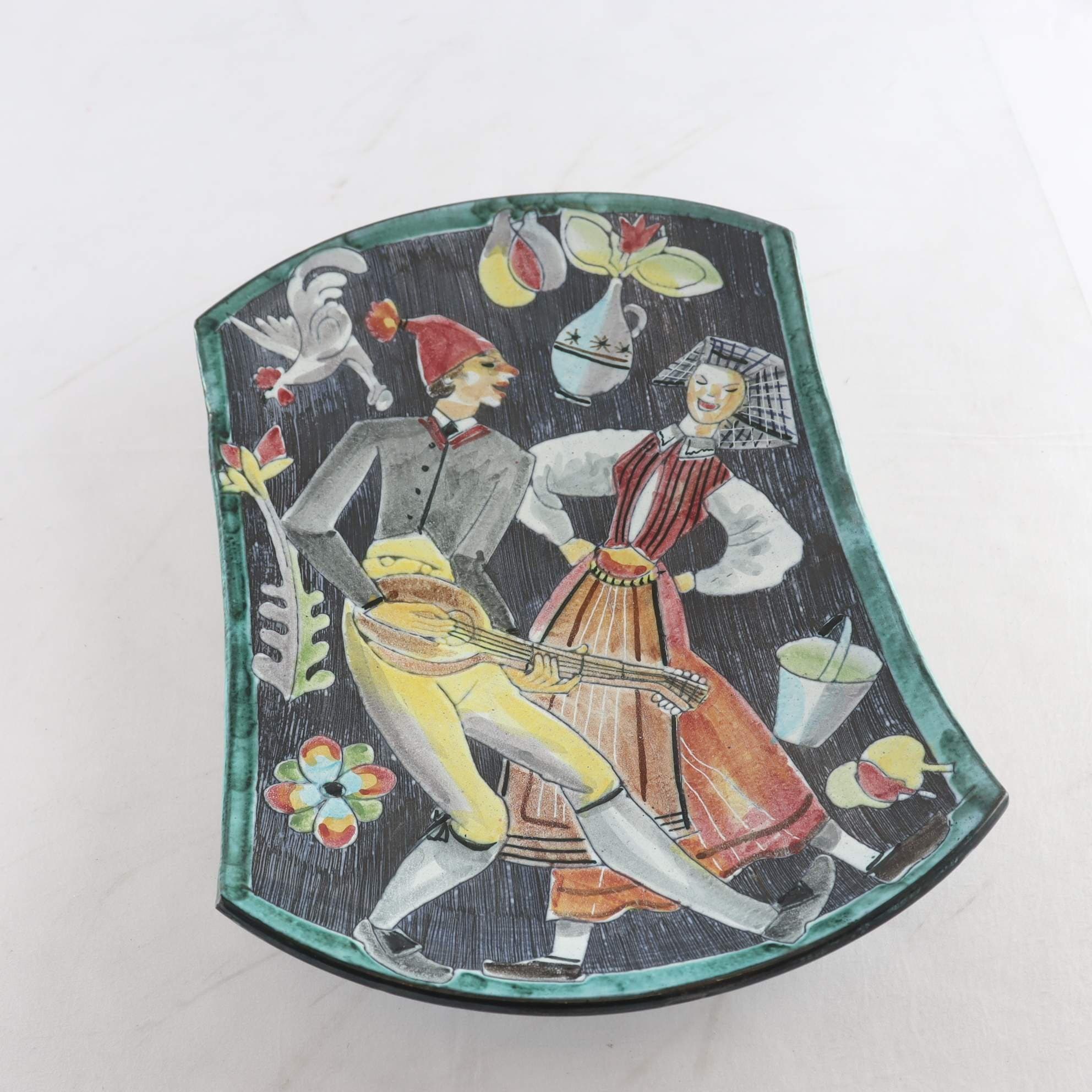 Fat, keramik, Marian Zawadzki , Tilgmans keramik m,1958. Samfraktas ej.