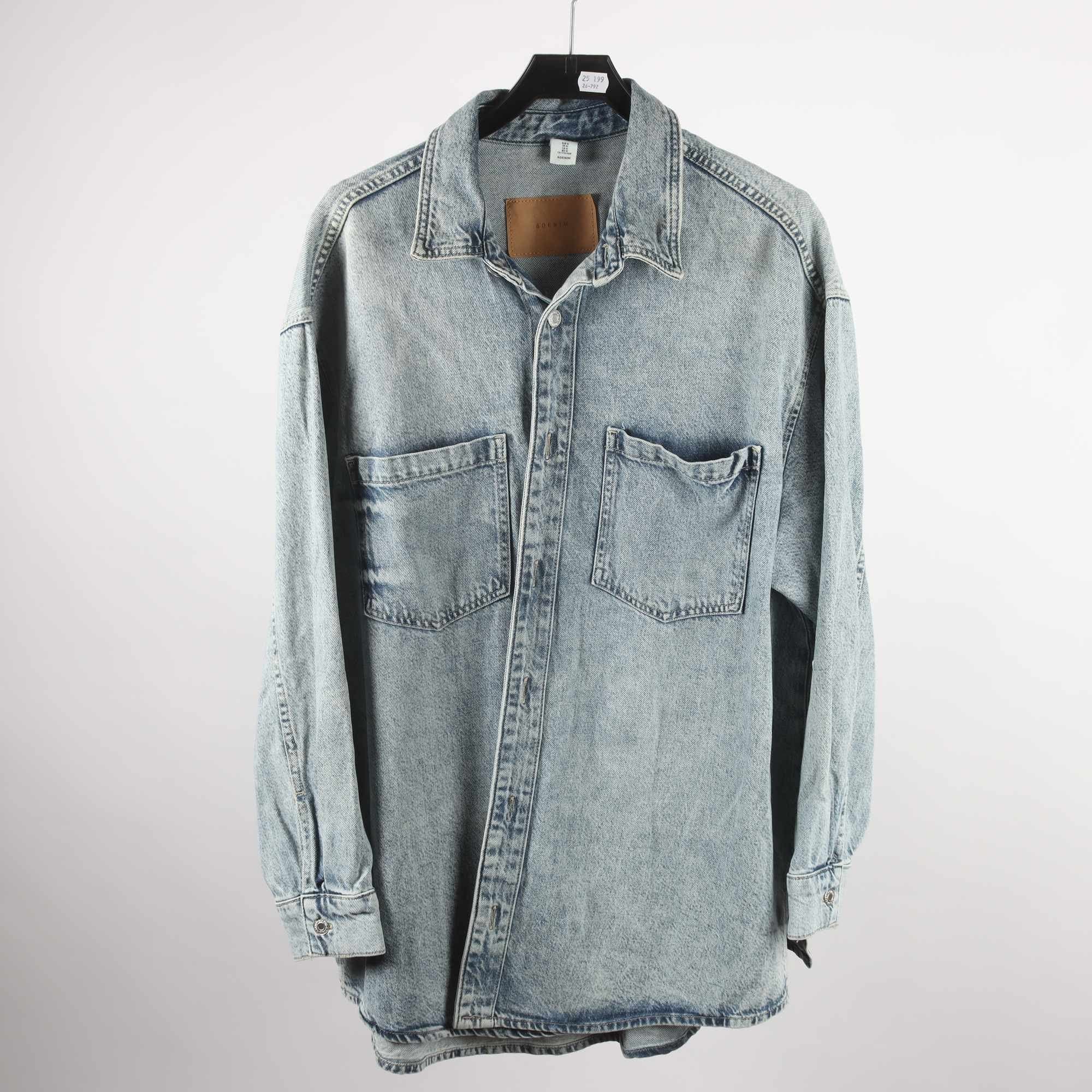 Jeansskjorta, H&M, stl. M