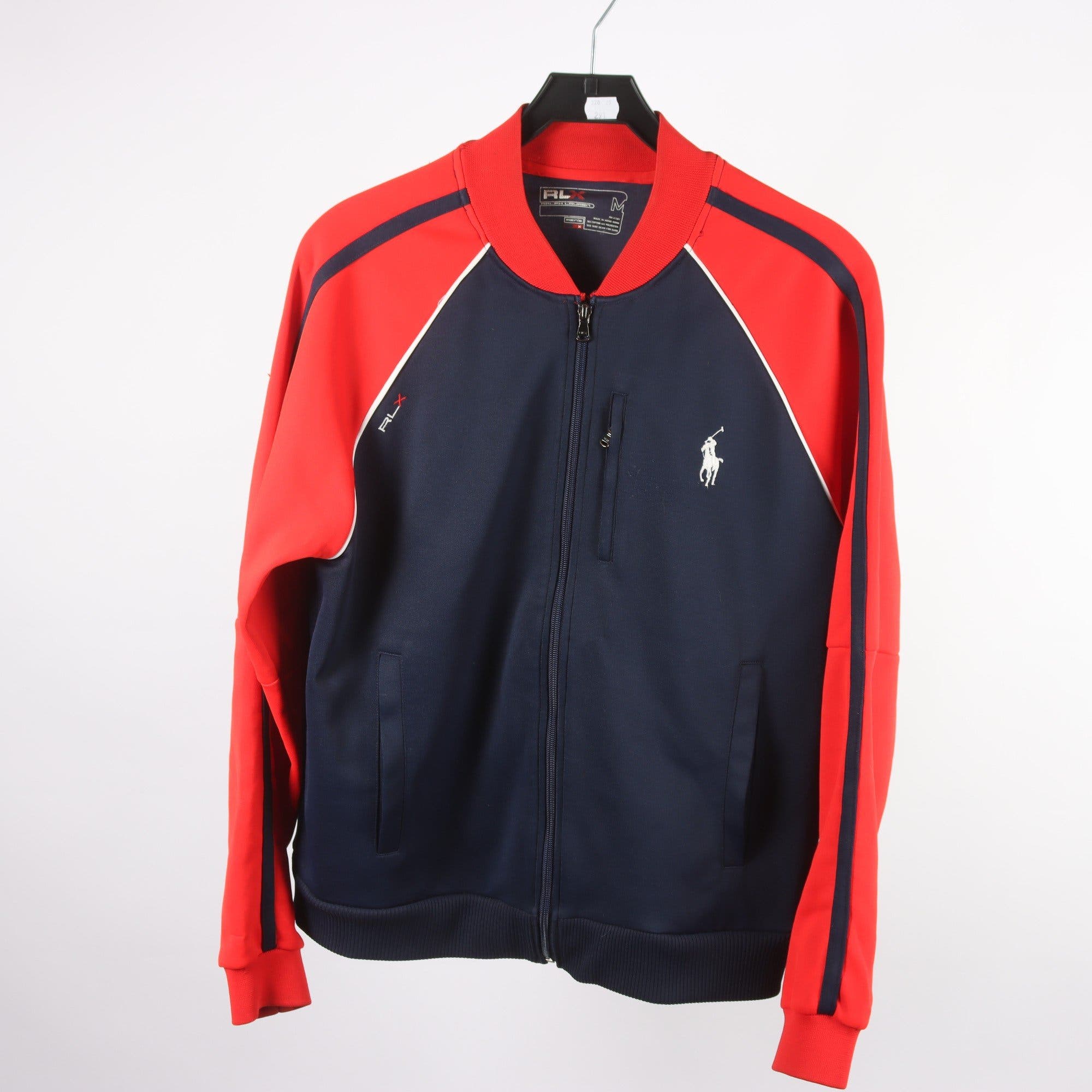 Träningsjacka, Ralph Lauren, blå, röd, stl. M.