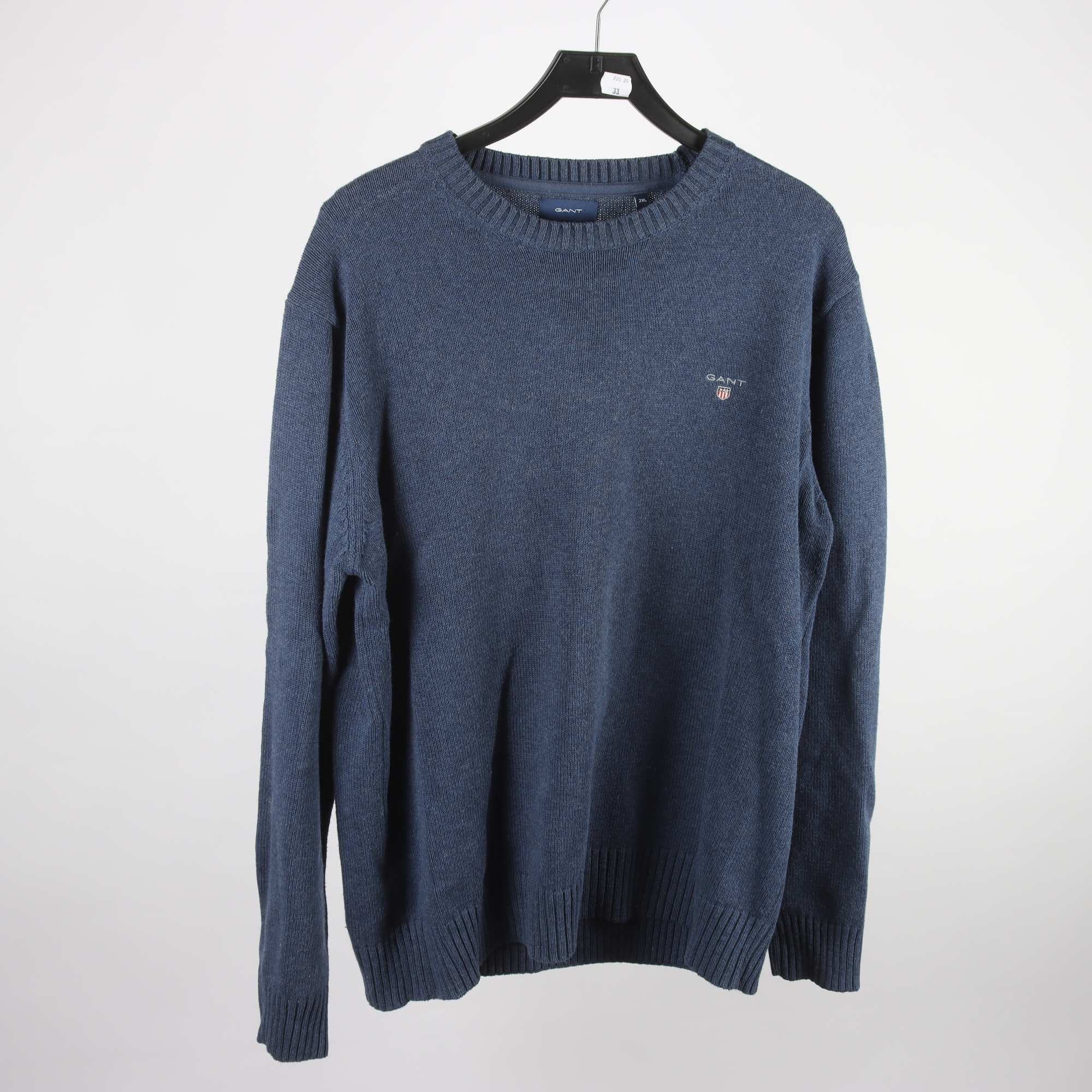 Tröja, Gant, blå, stl. 2XL