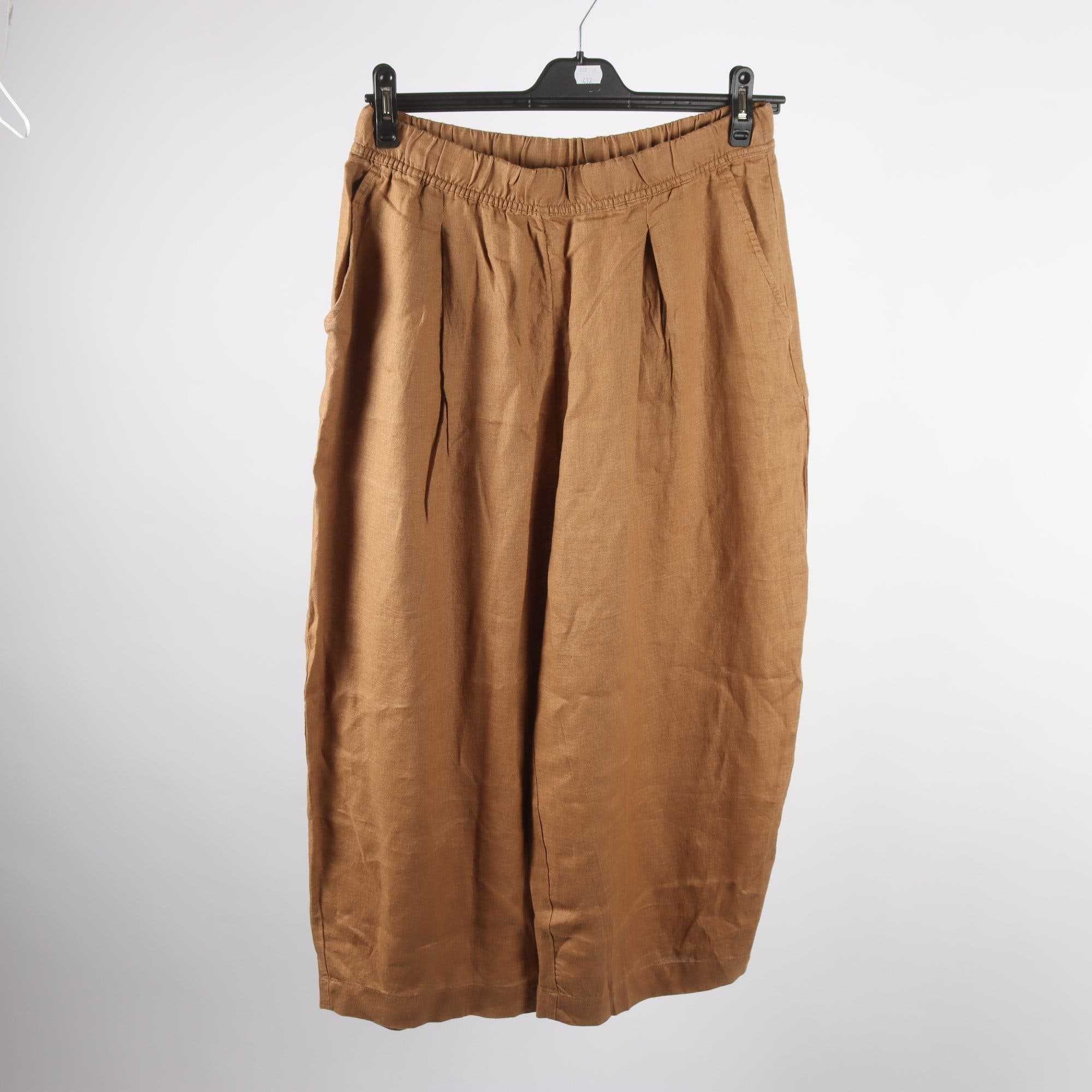 Ankelbyxor, Oysho, brun, 100% lin, stl. L.
