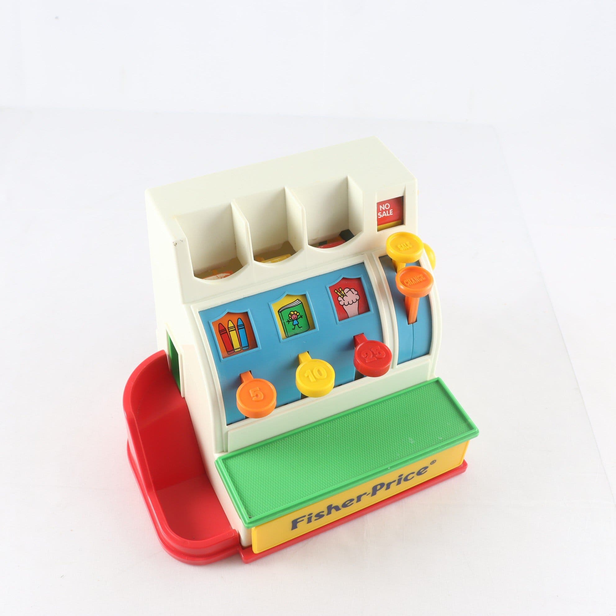 Kassa, Fisher-price. Samfraktas ej.