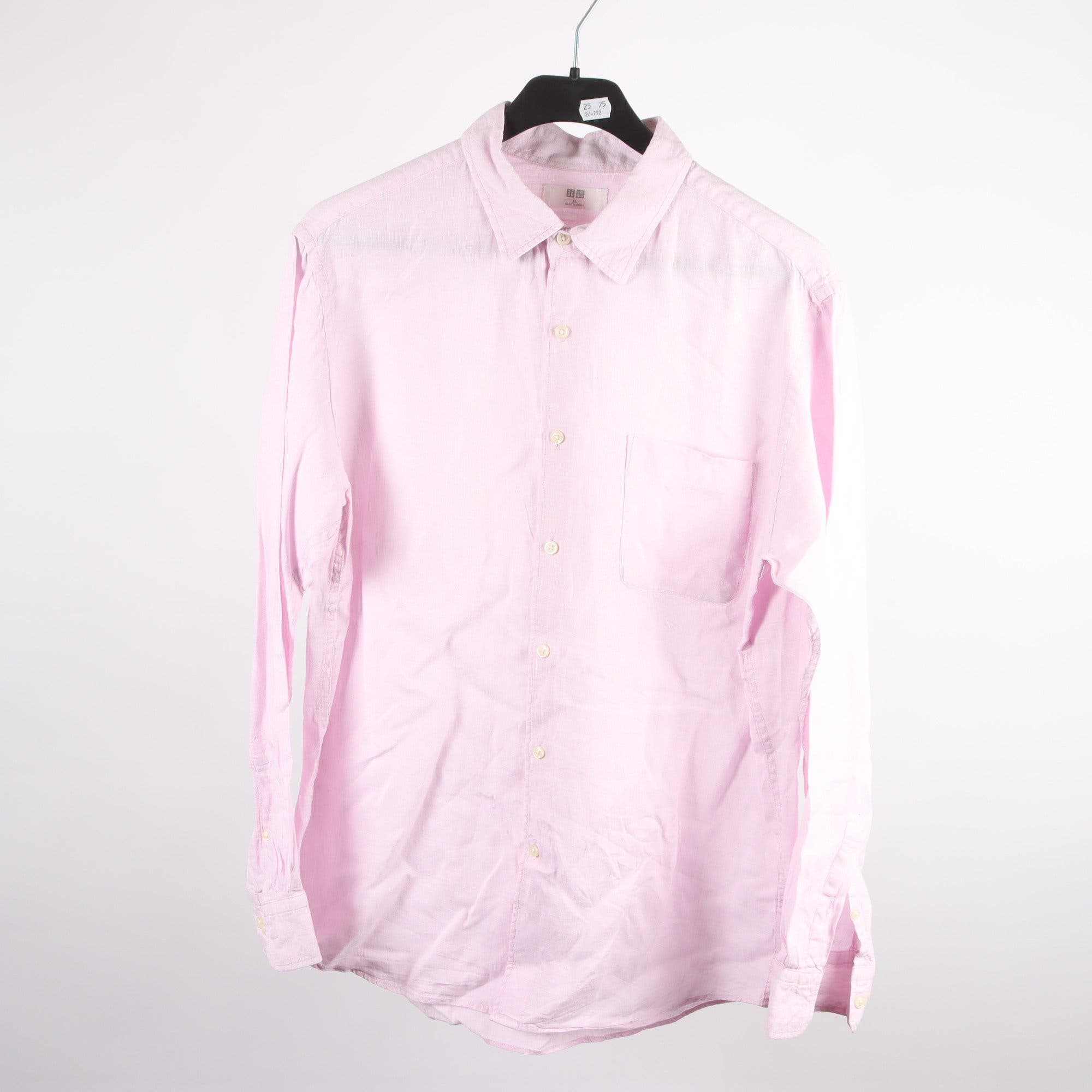 Skjorta, Uniqlo, 100% lin, stl. XL