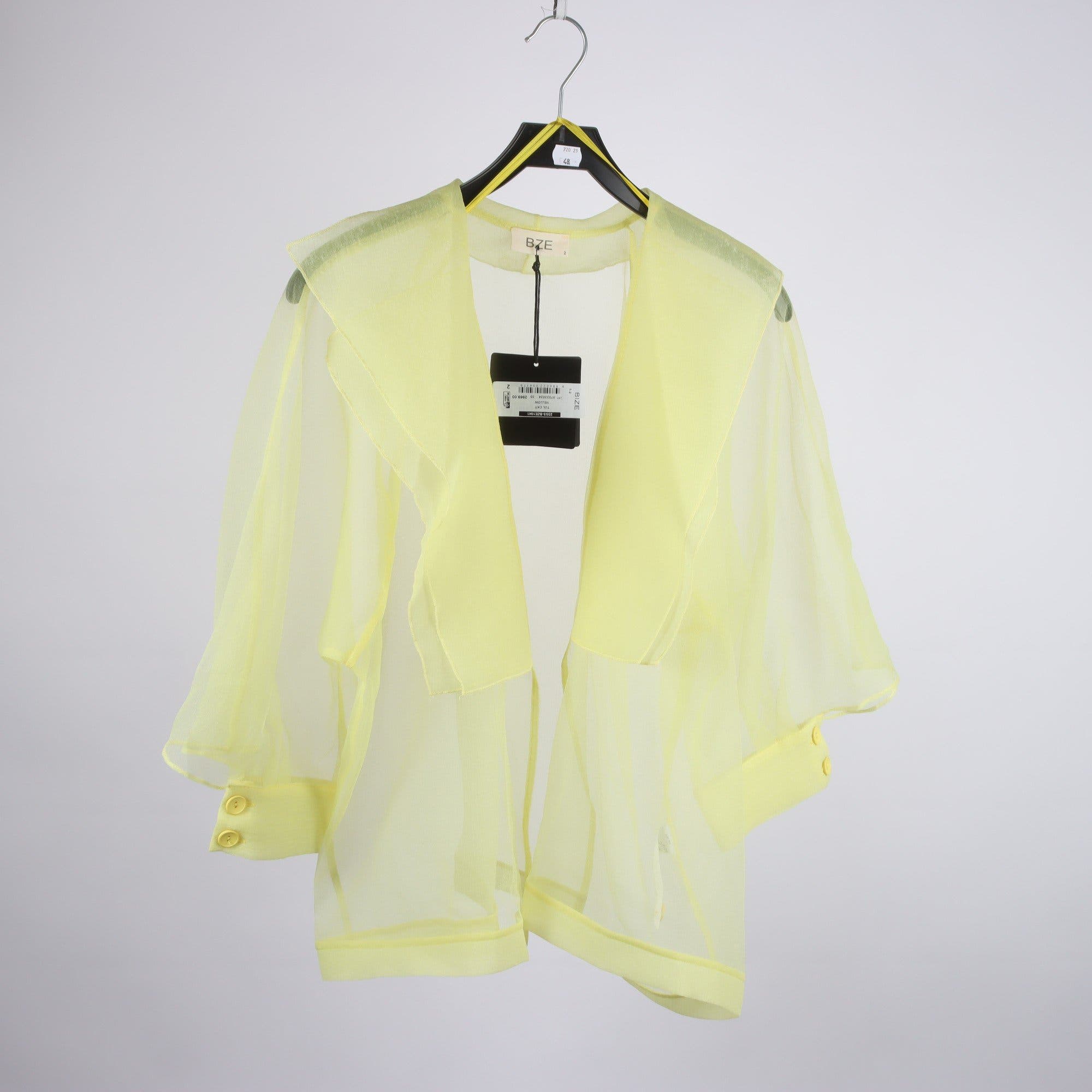 Blus, BIZE, gul. transparent, stl. 2 (S/M)