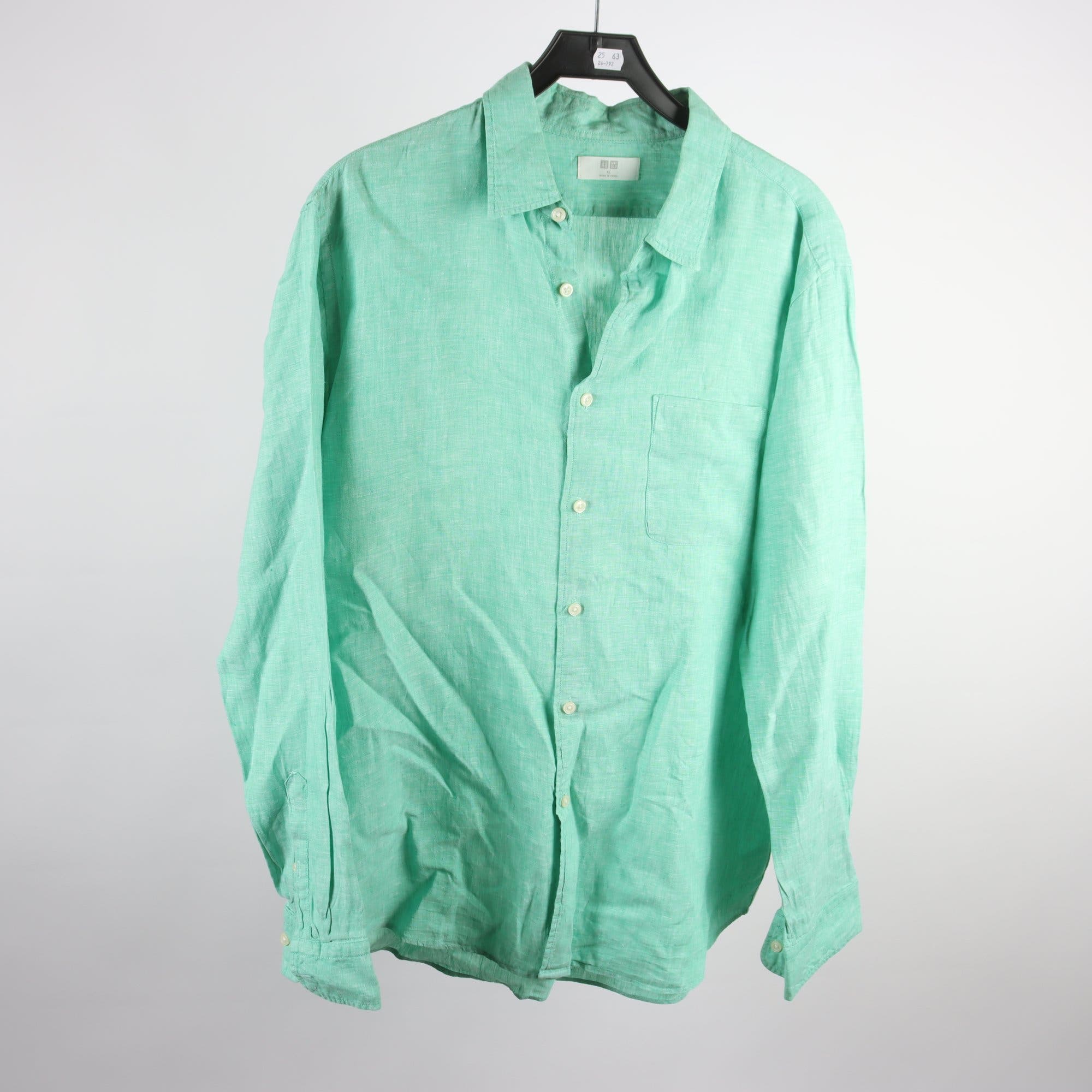 Skjorta, Uniqlo, 100% lin, stl. XL