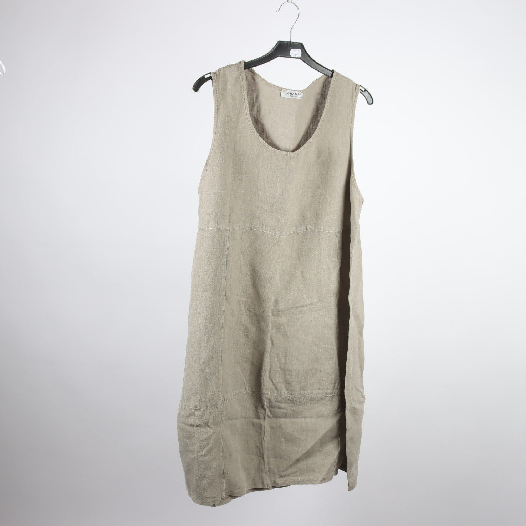 Klänning, Grand, beige, 100% linne, stl. 3