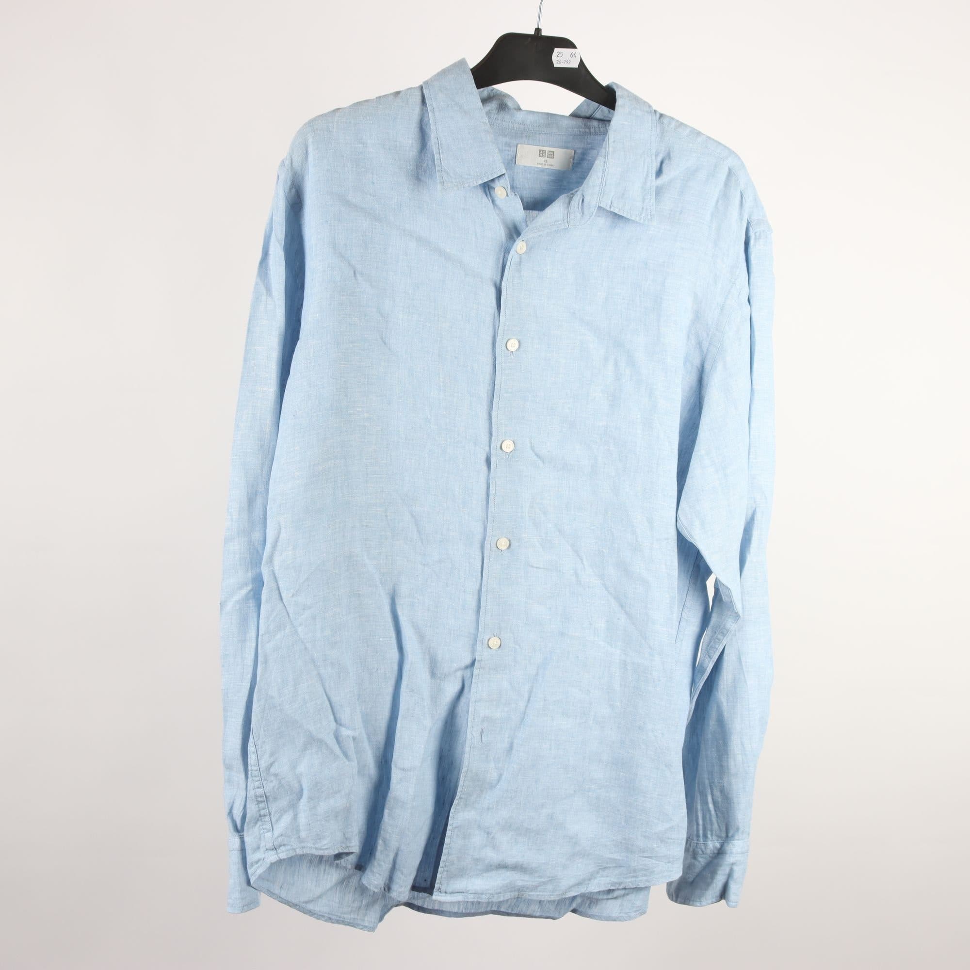 Skjorta, Uniqlo, 100% lin, stl. XL
