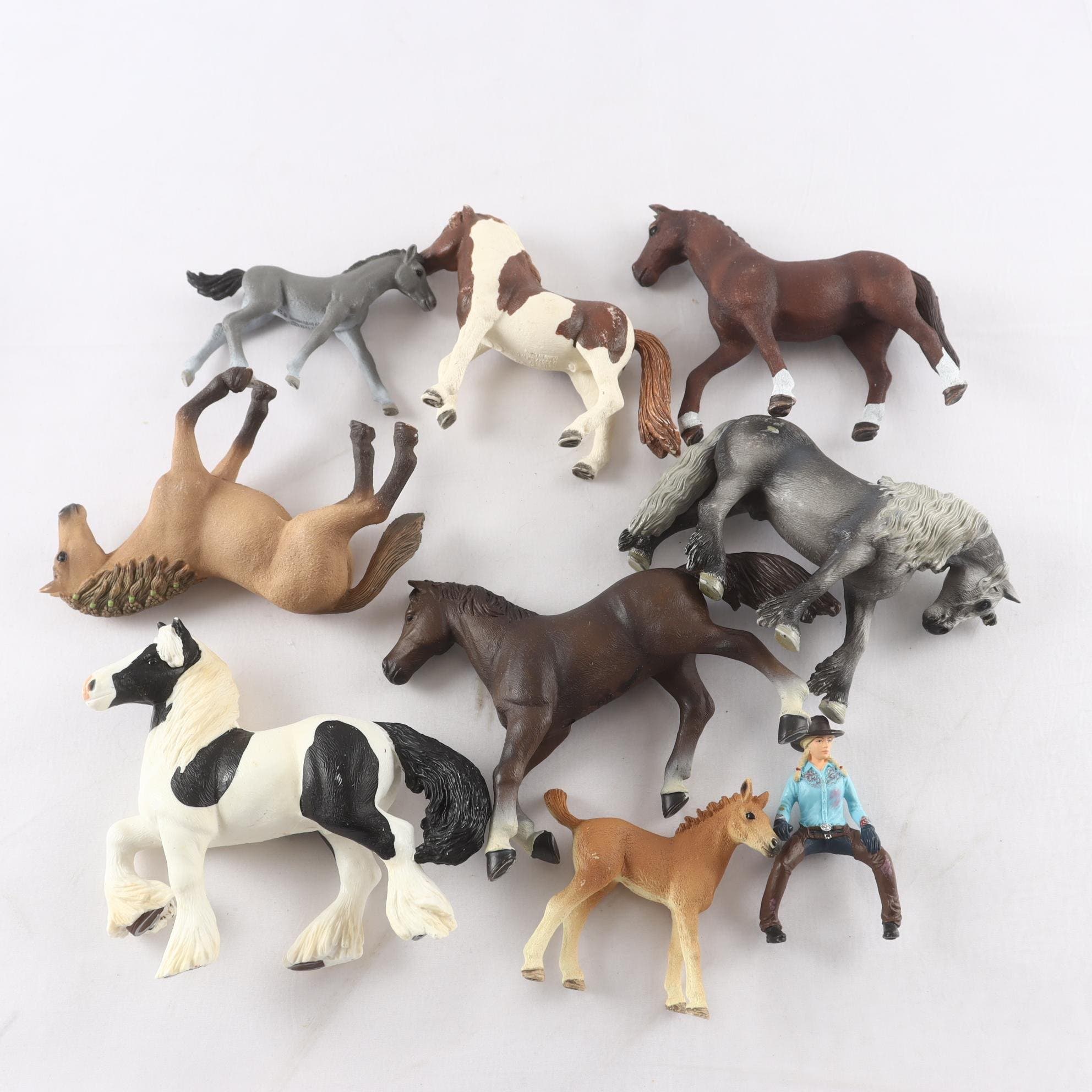 Hästar, Schleich,blandat.