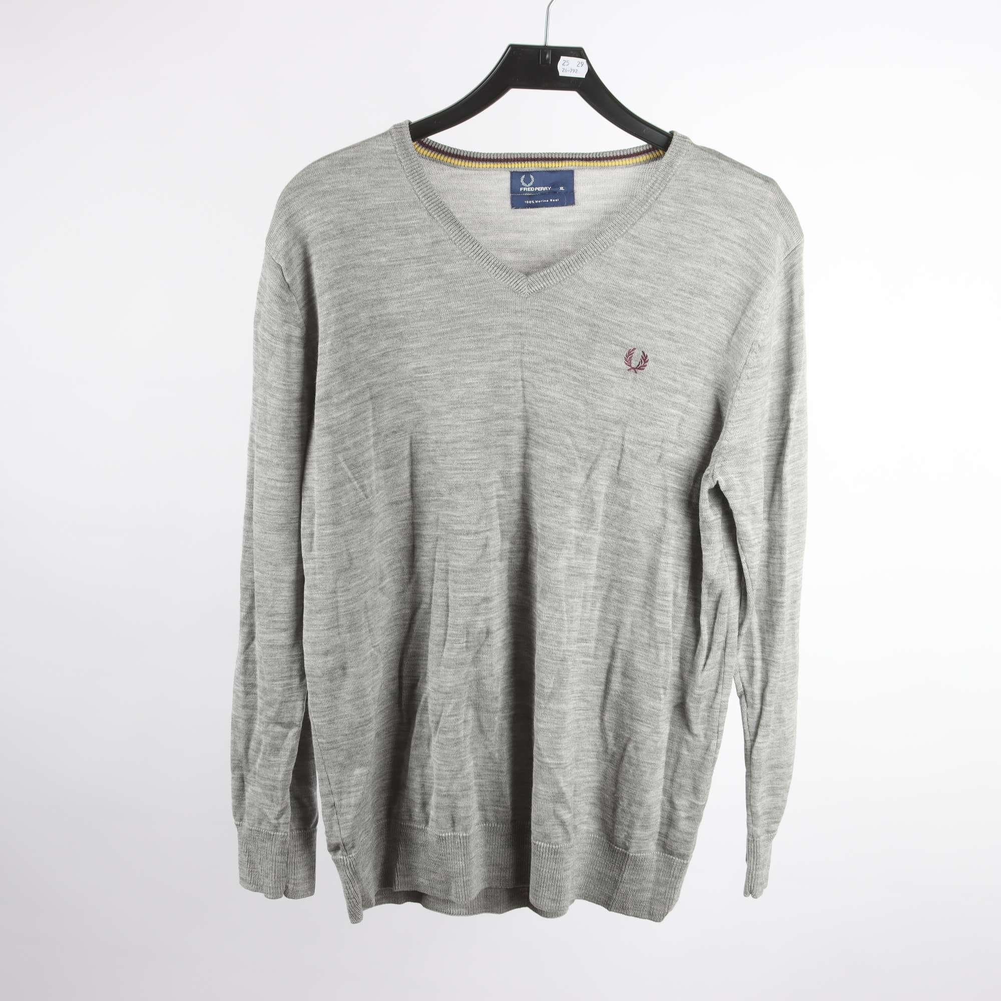 Tröja, Fred Perry, 100% merinoull, stl. XL