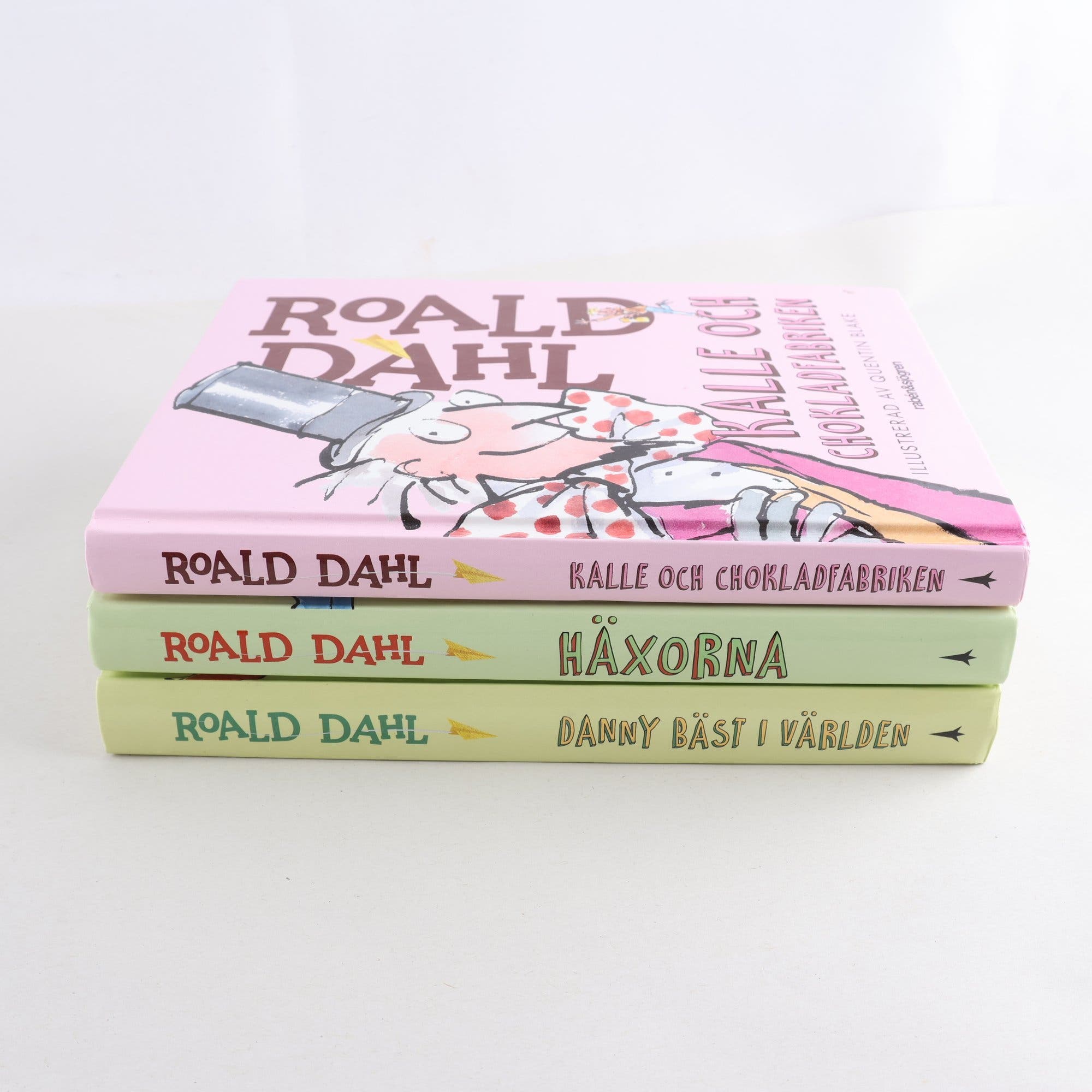 Roald Dahl, bokpaket med 3 volymer