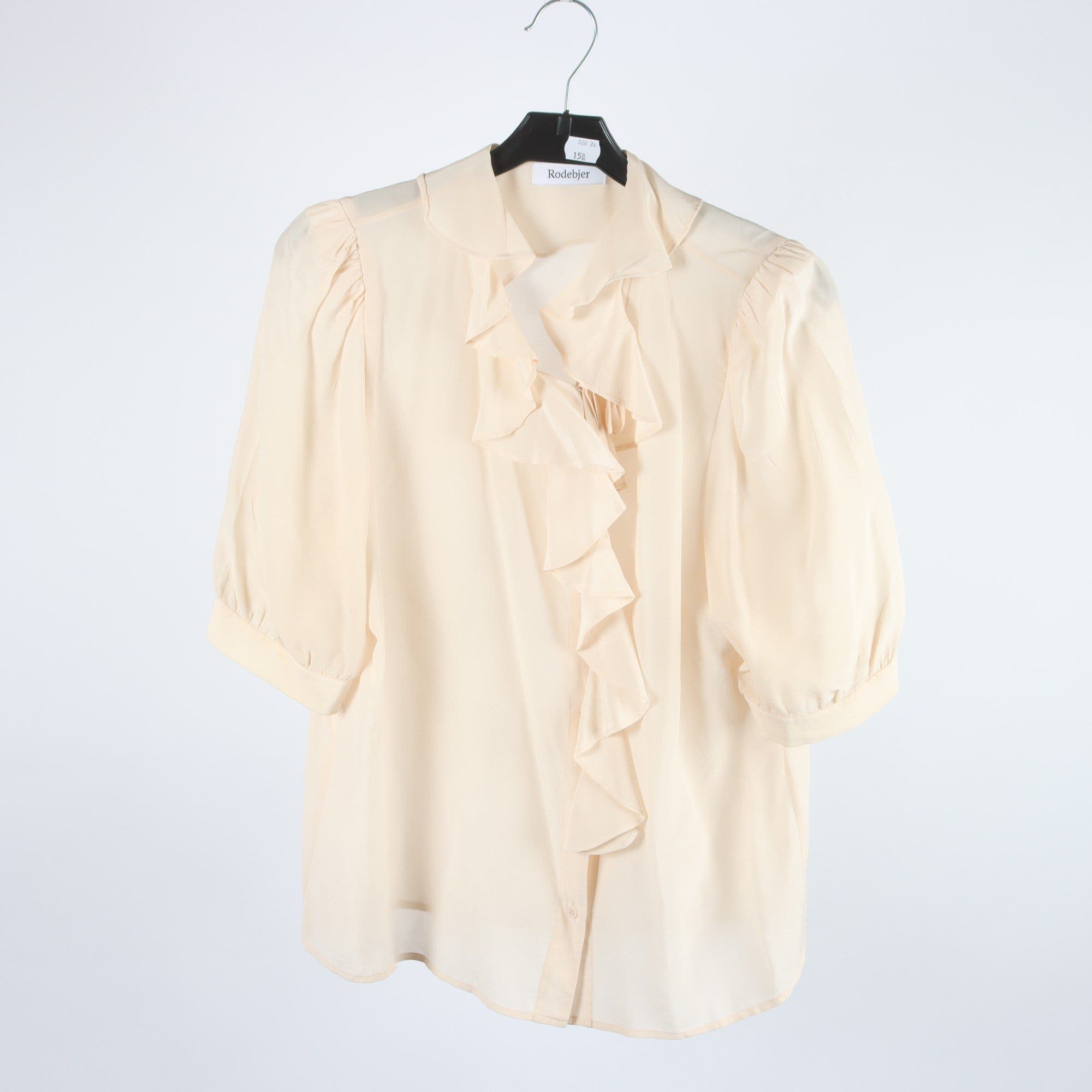Blus, Rodebjer, nude, stl. M