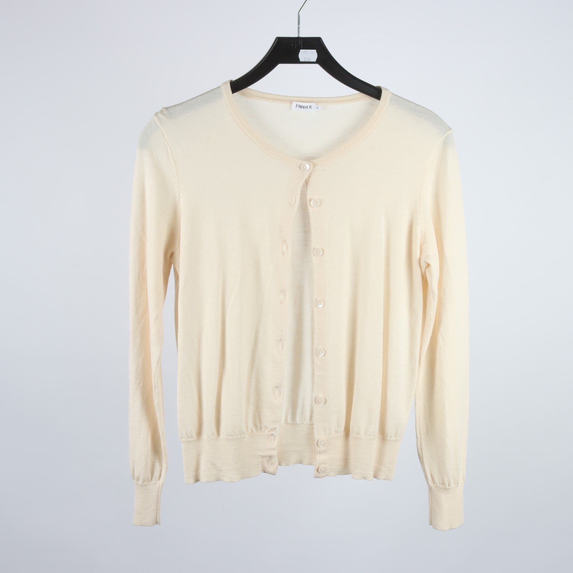 Kofta, Filippa K, beige, 100% ull, stl. M.