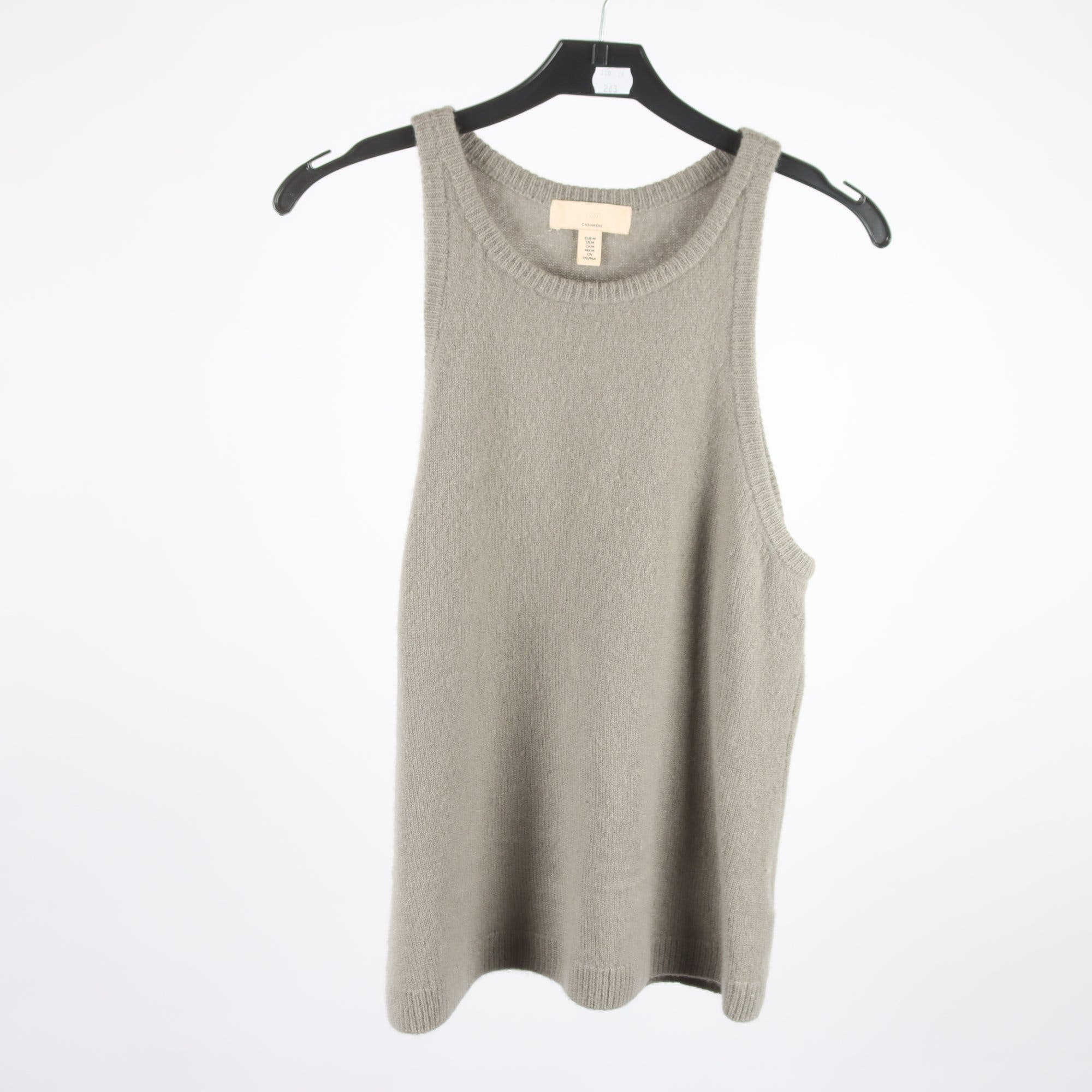 Linne, H&M, grå, 100% cashmere, stl. M.