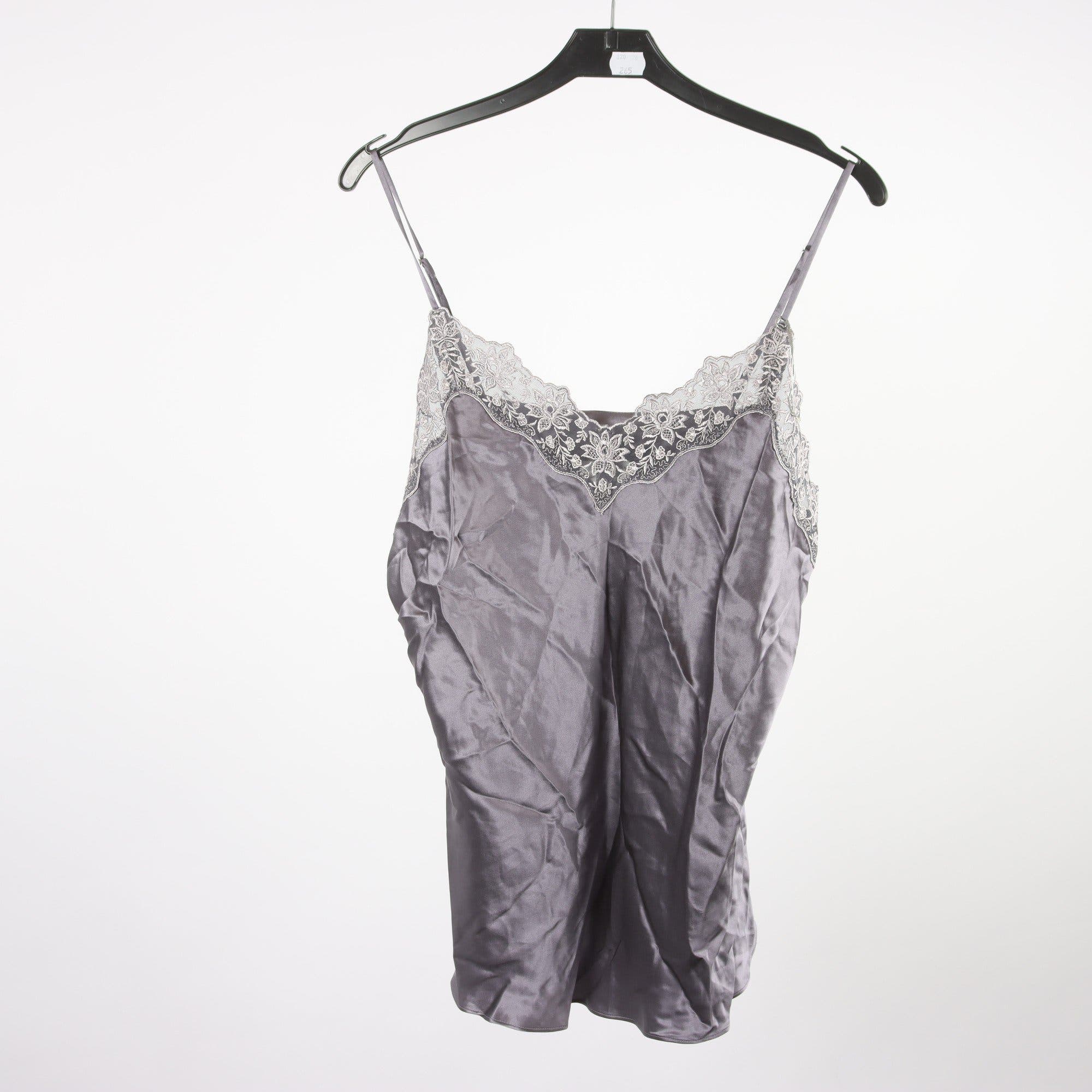 Linne, Lady Avenue, lila, 100% silke, stl. L.